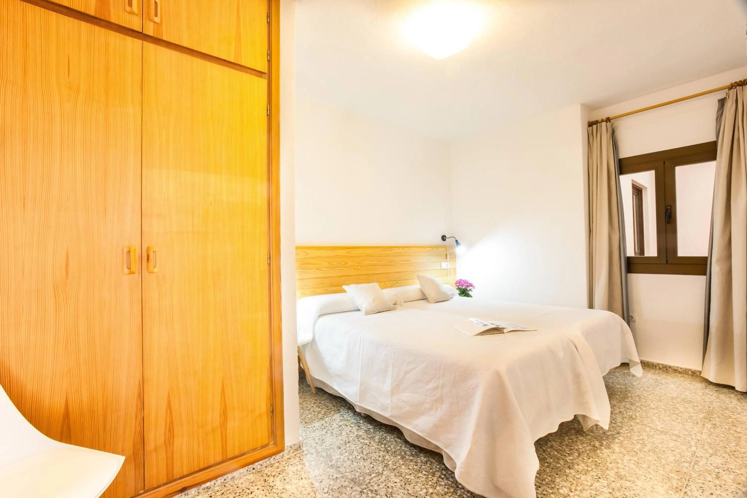 Bedroom, Bed in Apartamentos Bahia