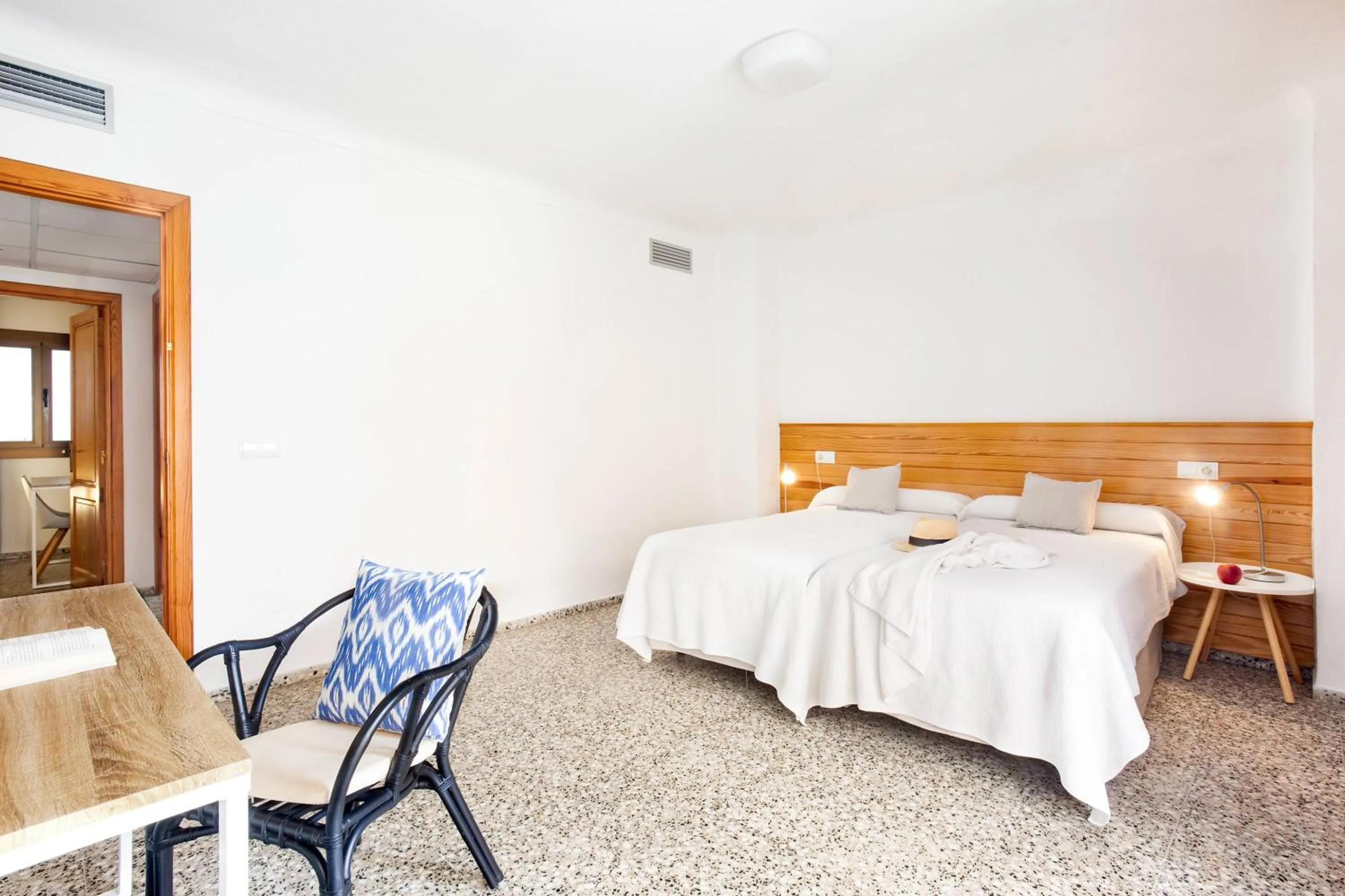 Bedroom, Bed in Apartamentos Bahia
