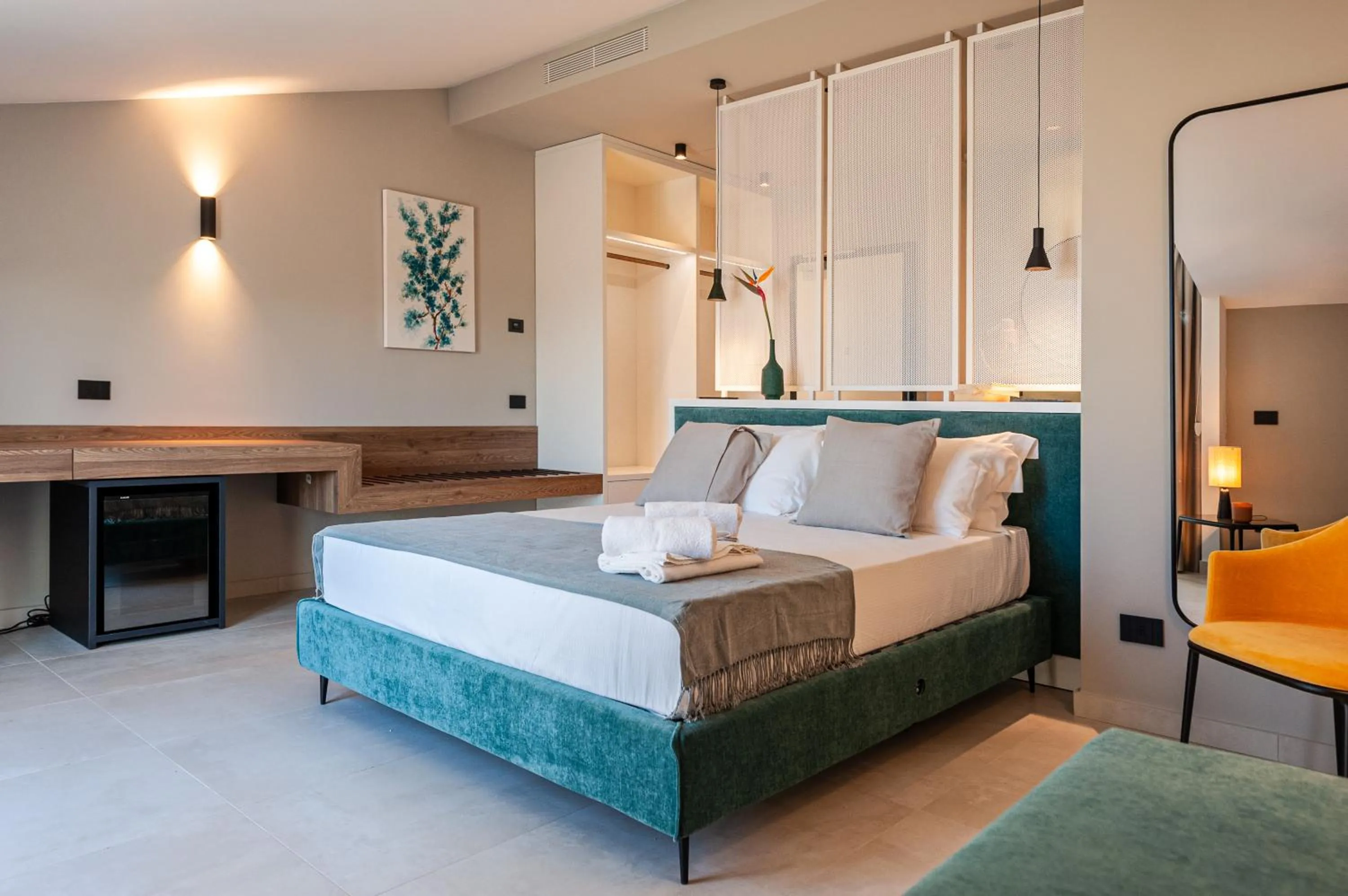 Bed in Limen Wellness Hotel & Spa