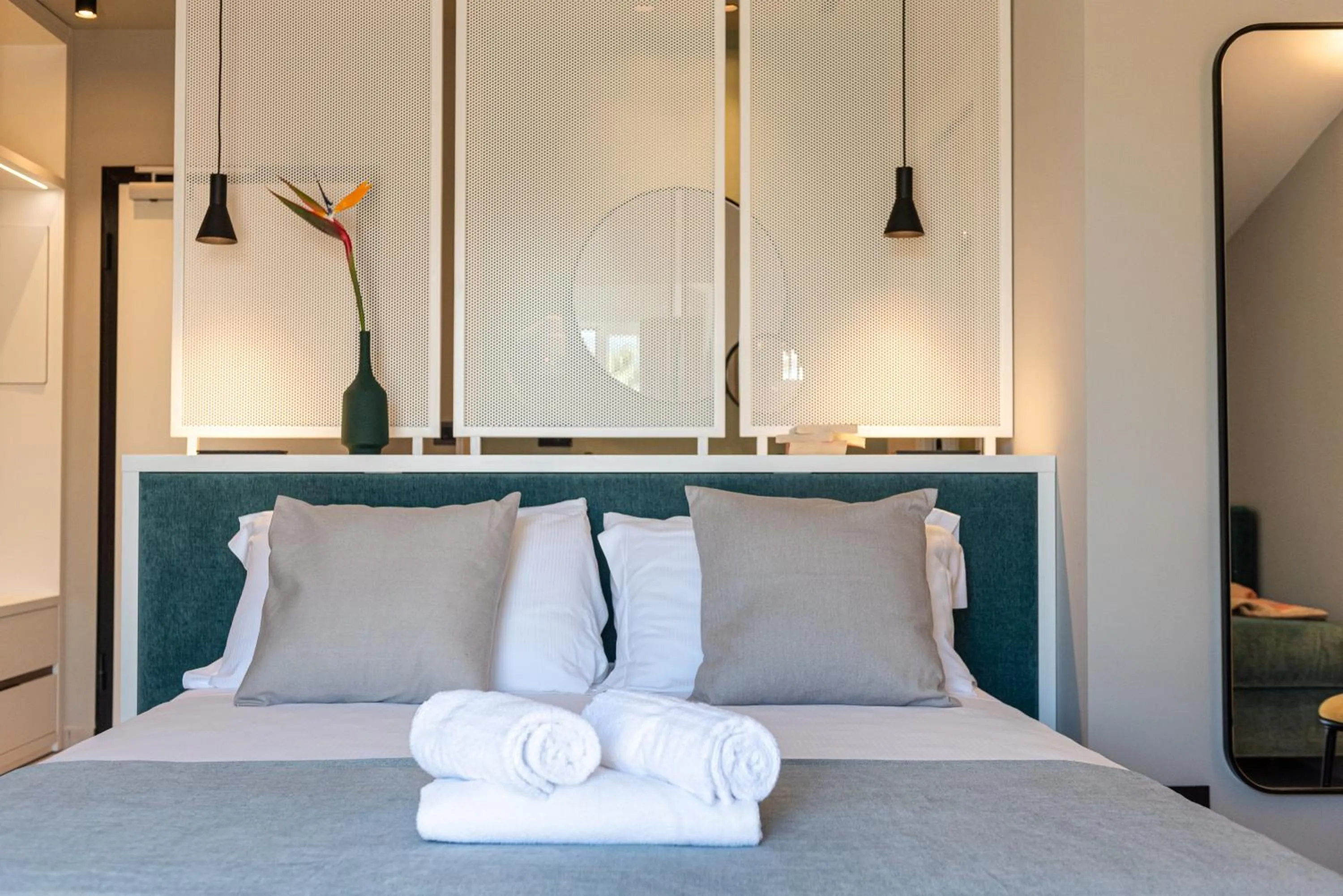 Bed in Limen Wellness Hotel & Spa