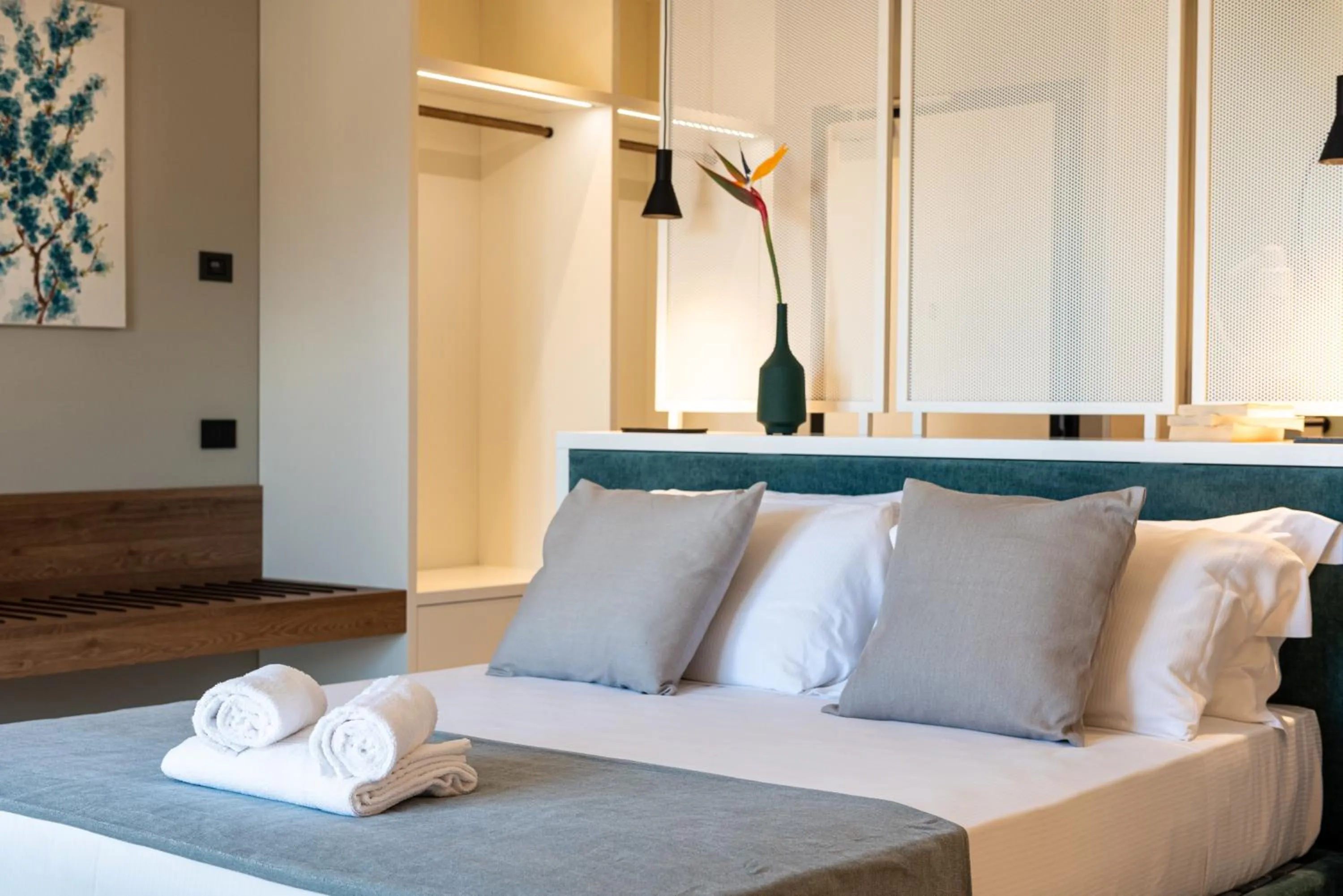 Bed in Limen Wellness Hotel & Spa