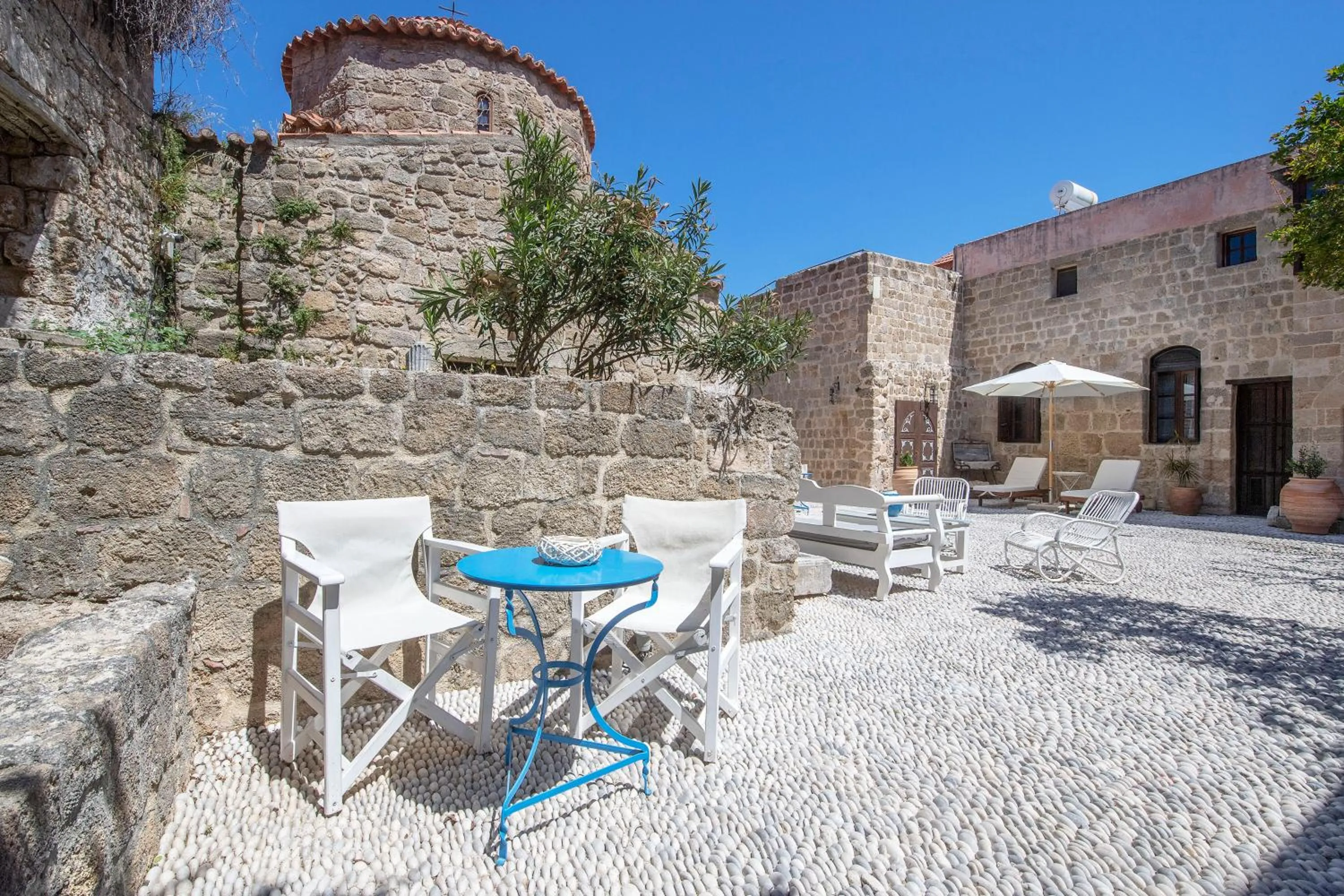 Garden in Saint Artemios Boutique Hotel