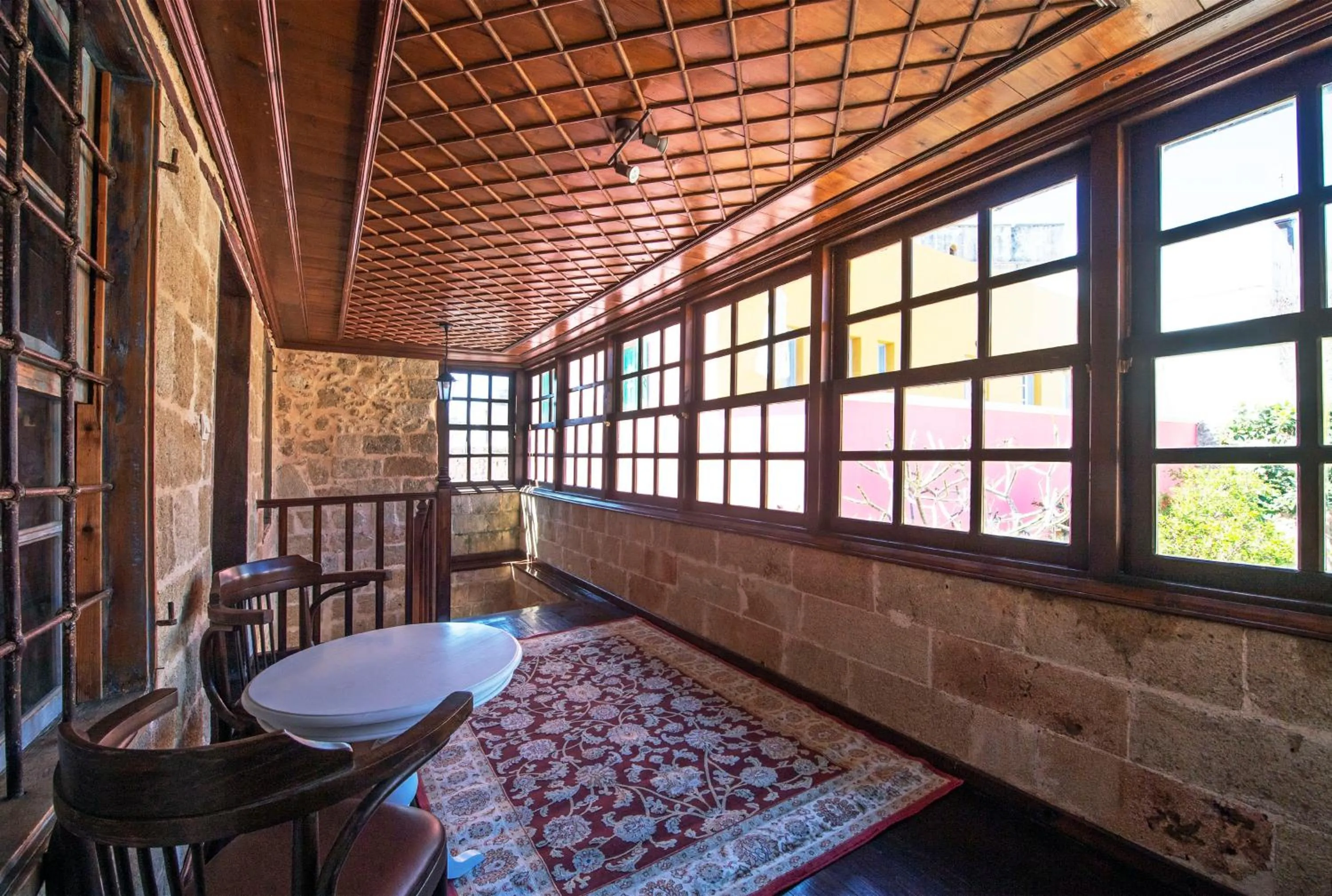 Seating area in Saint Artemios Boutique Hotel