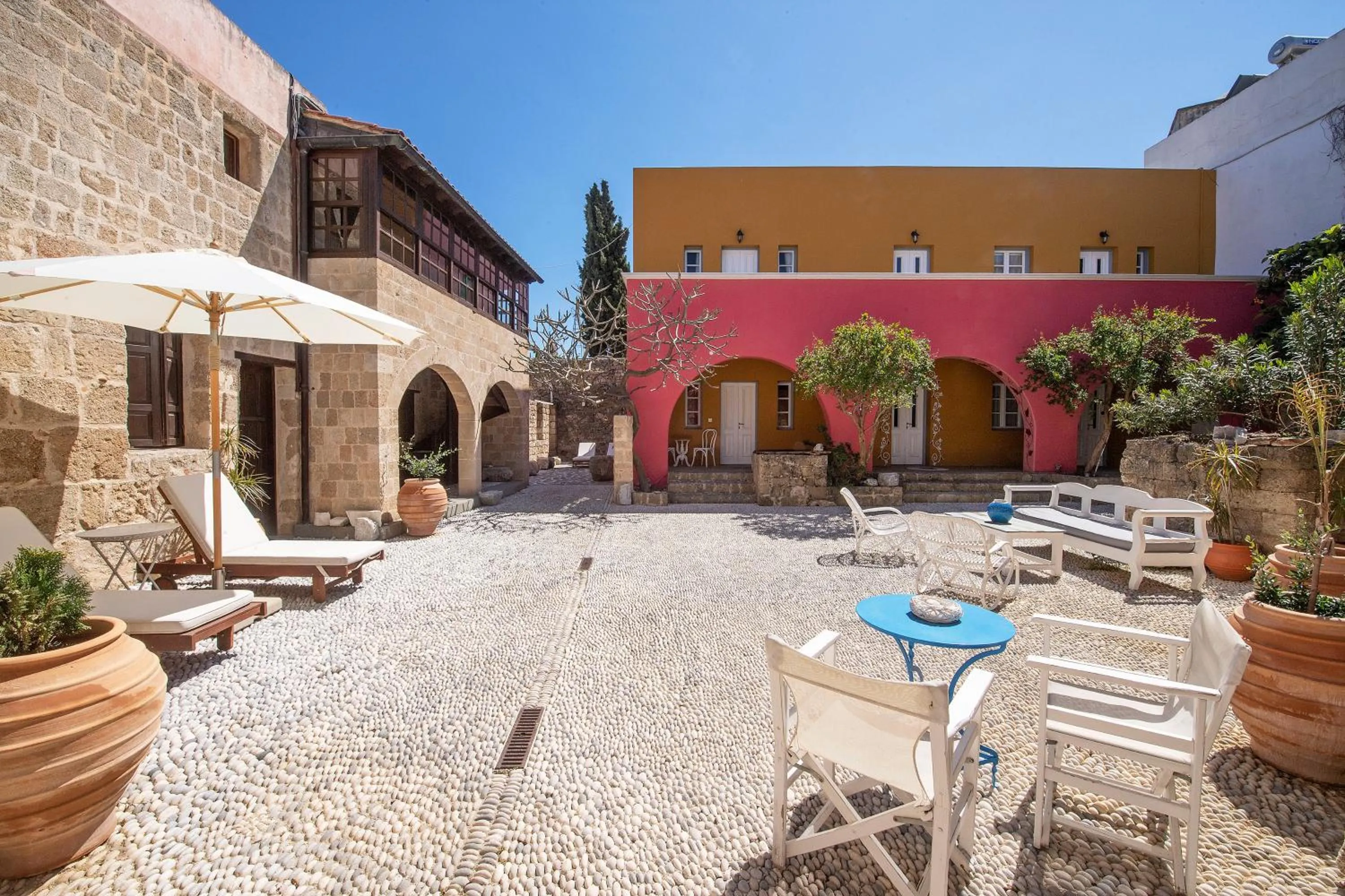 Property building in Saint Artemios Boutique Hotel