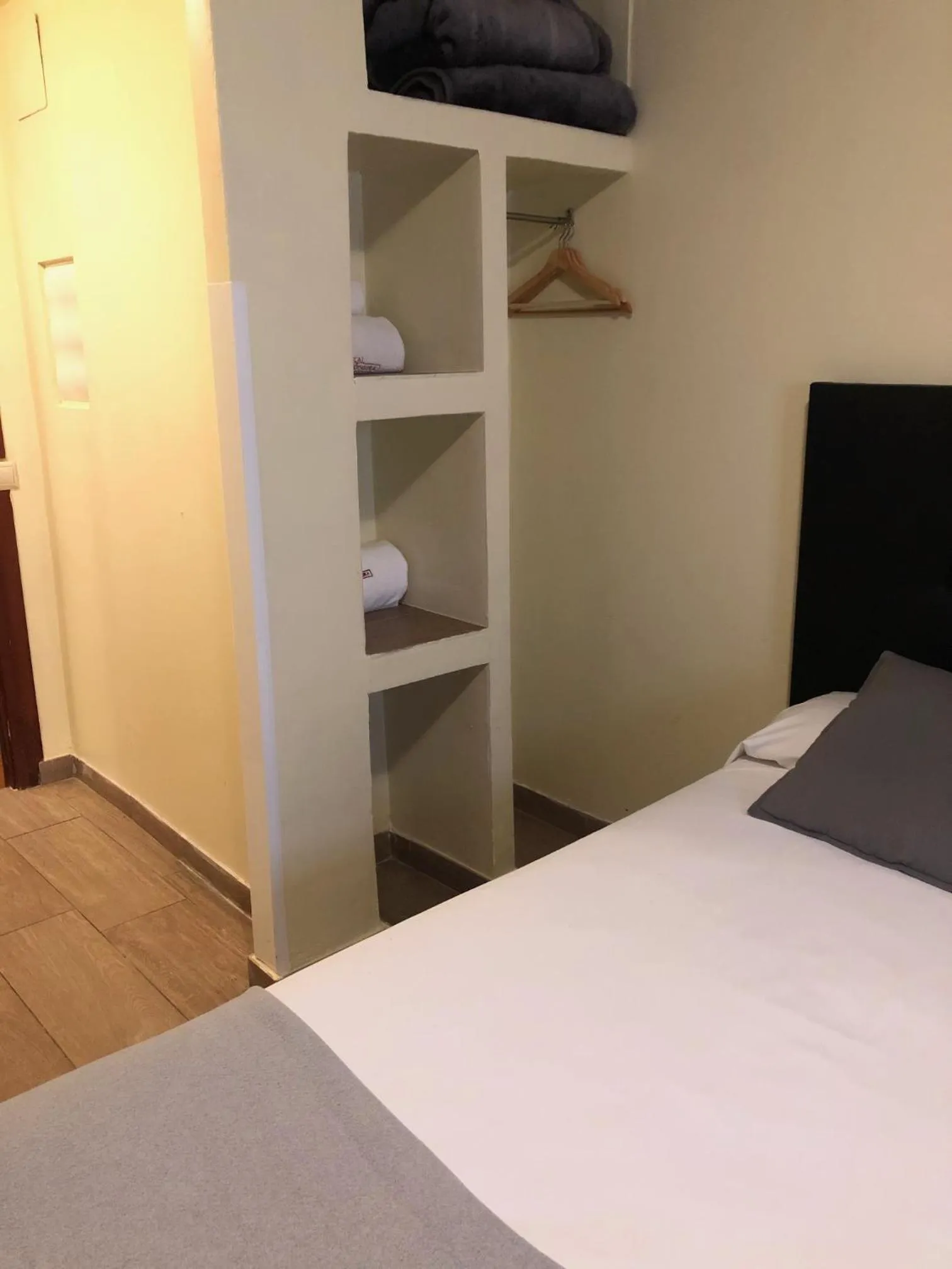 Decorative detail, Bed in Hospedería Luis de Góngora