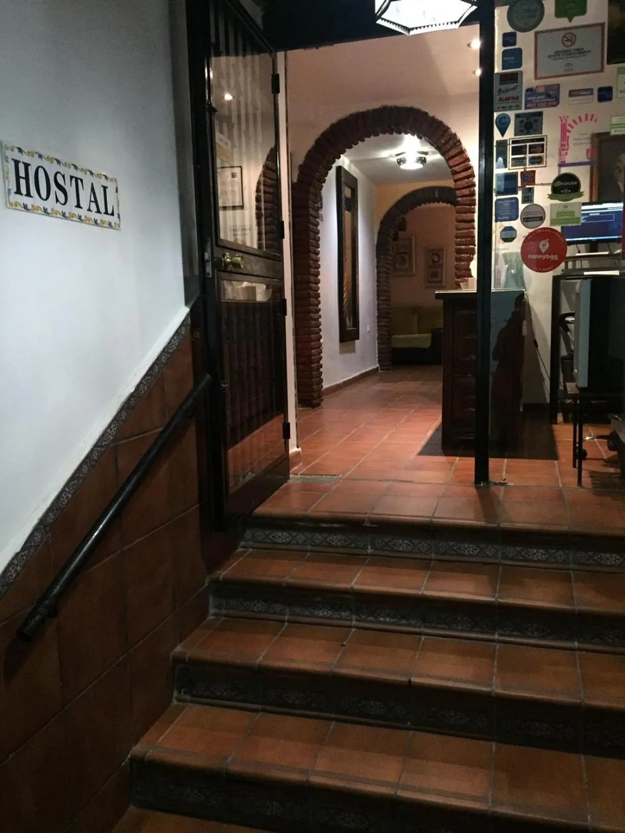 Facade/entrance in Hospedería Luis de Góngora