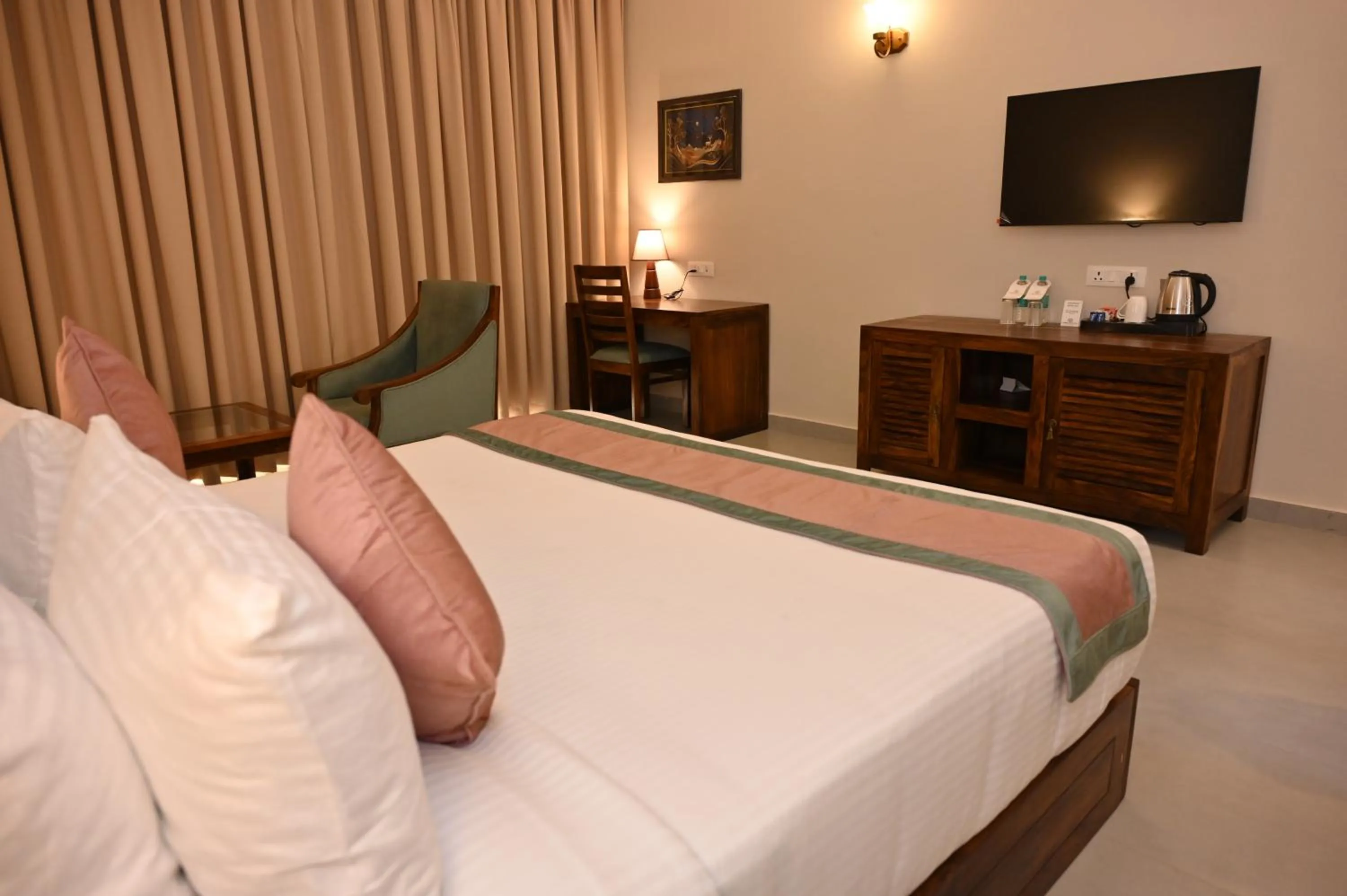 Bedroom, Bed in Kumbhal Exotica Resort Kumbhalgarh