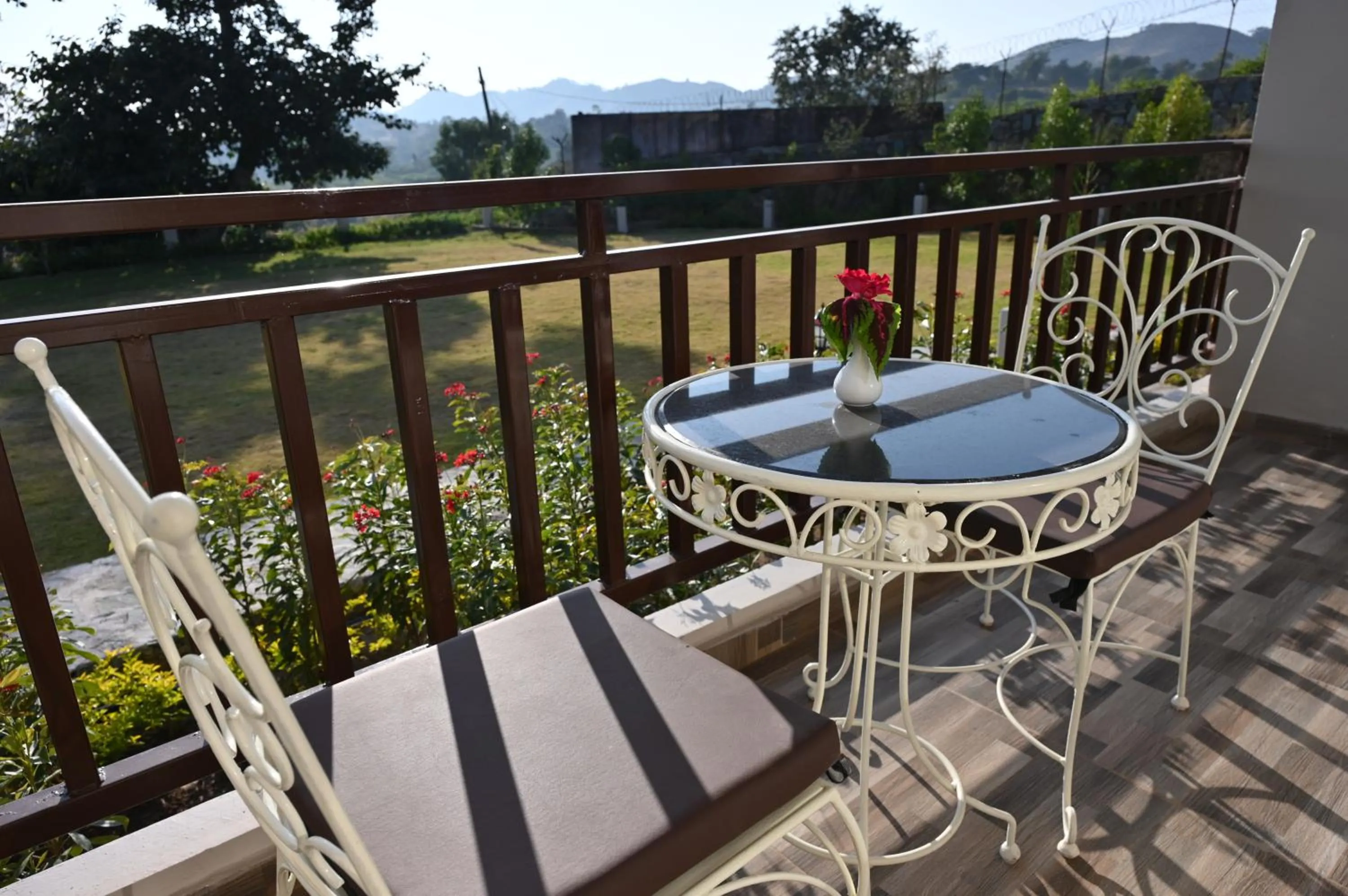 Balcony/Terrace in Kumbhal Exotica Resort Kumbhalgarh