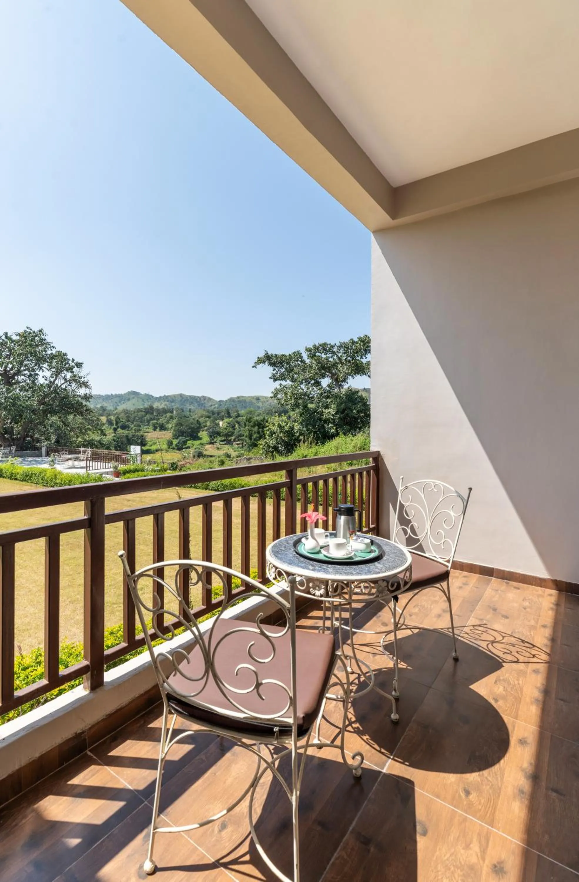 Balcony/Terrace in Kumbhal Exotica Resort Kumbhalgarh