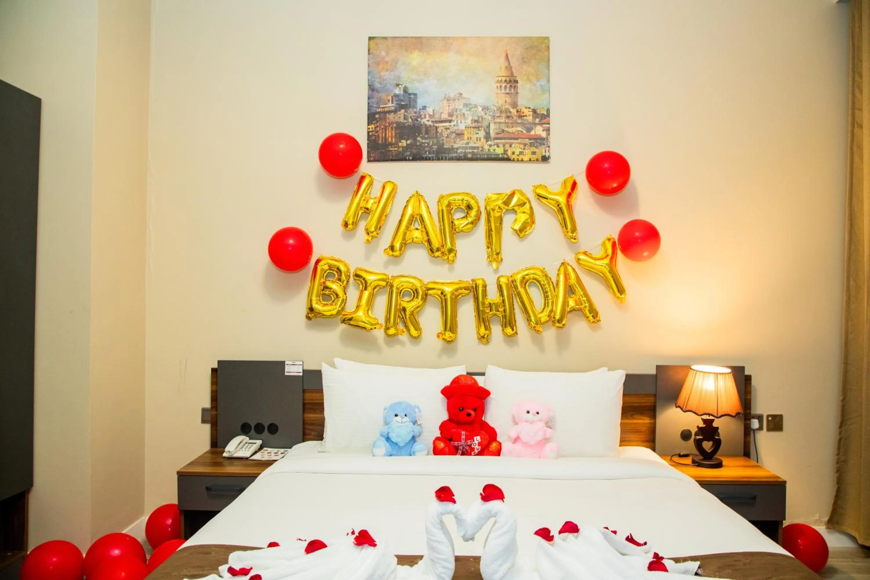 Decorative detail, Bed in The Saj Hotel