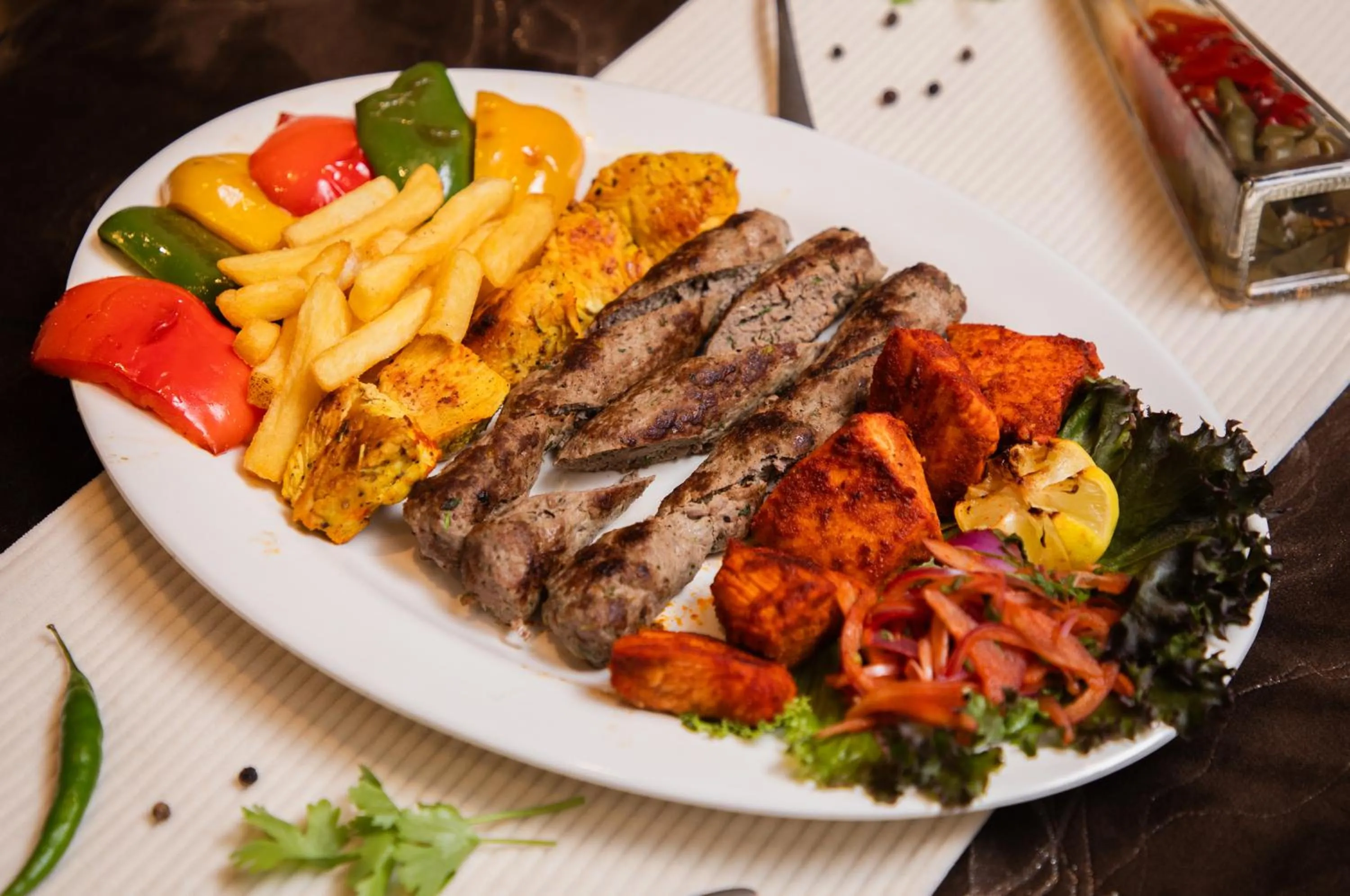 Food close-up in The Saj Hotel