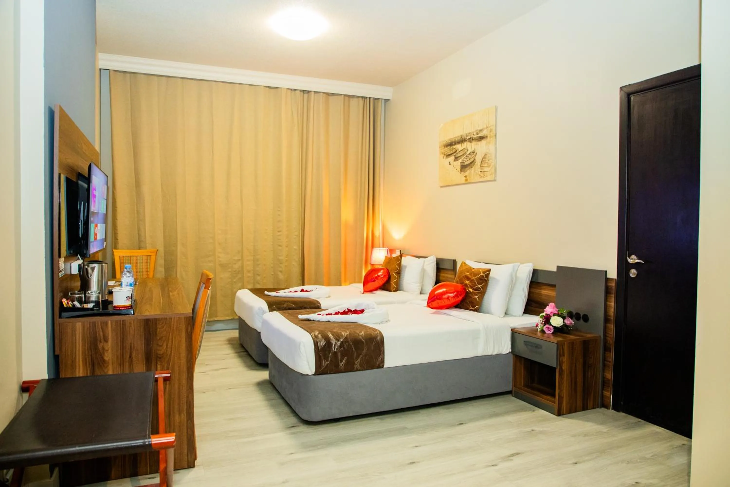 Decorative detail, Bed in The Saj Hotel