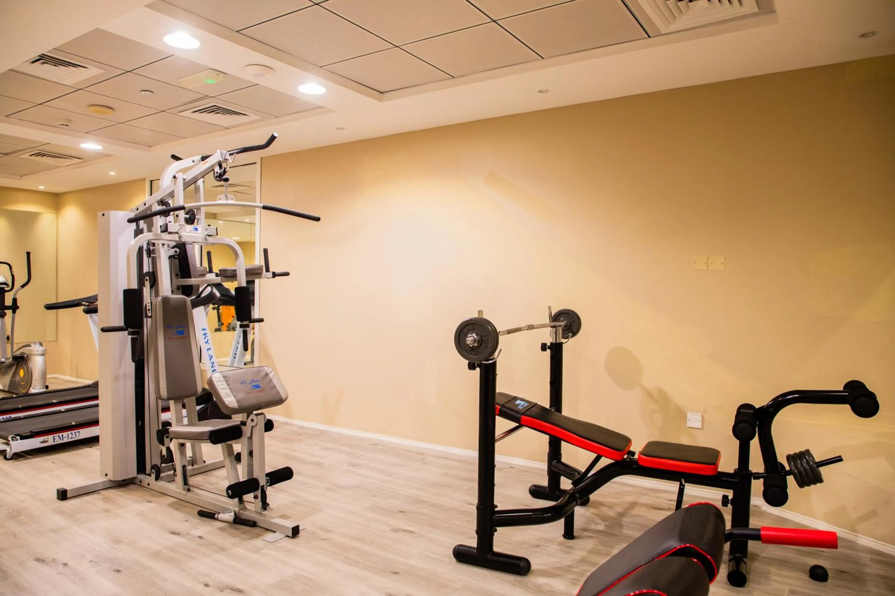 Fitness centre/facilities in The Saj Hotel