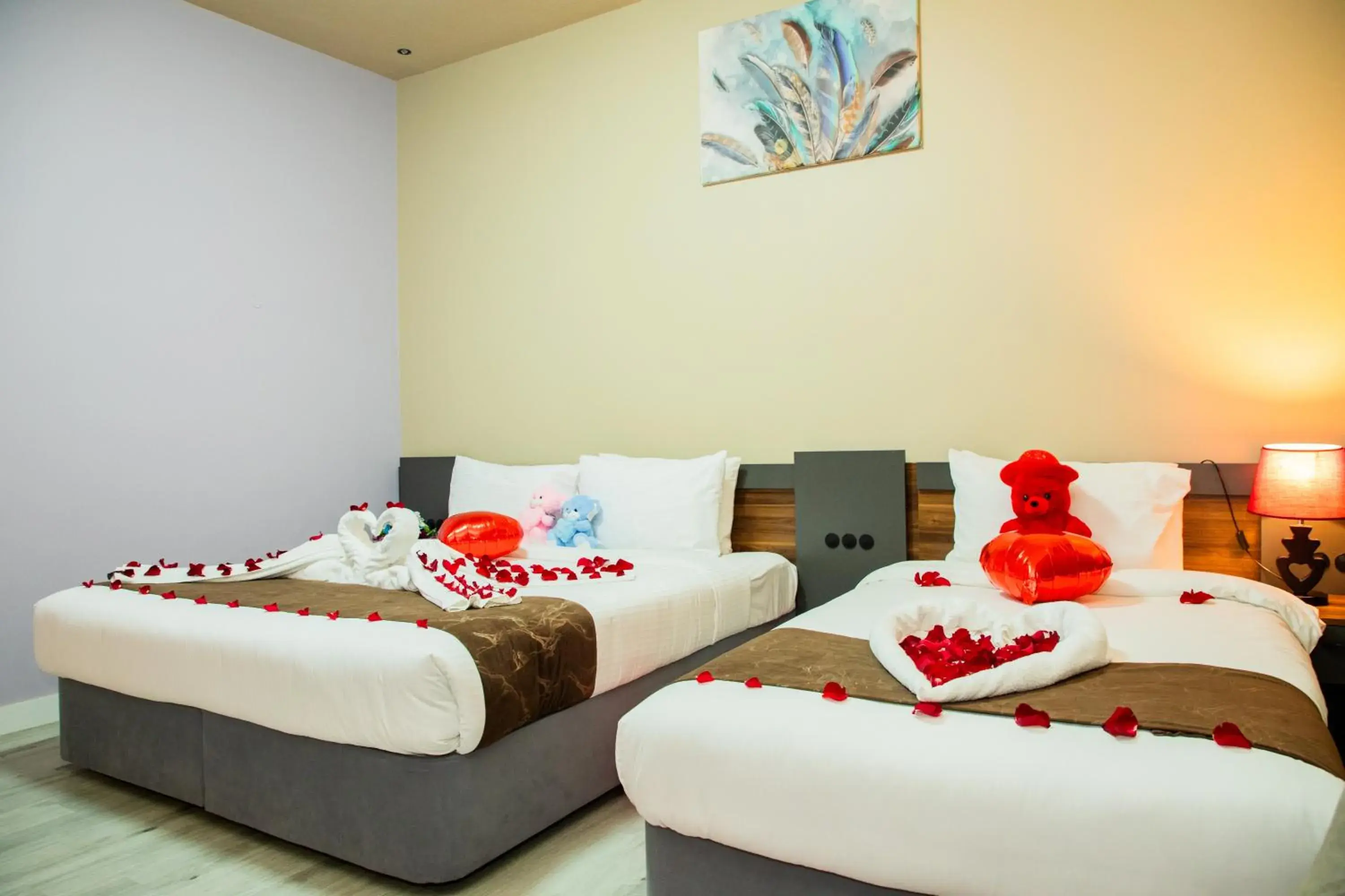 Decorative detail, Bed in The Saj Hotel Decorative detail, Bed in The Saj Hotel