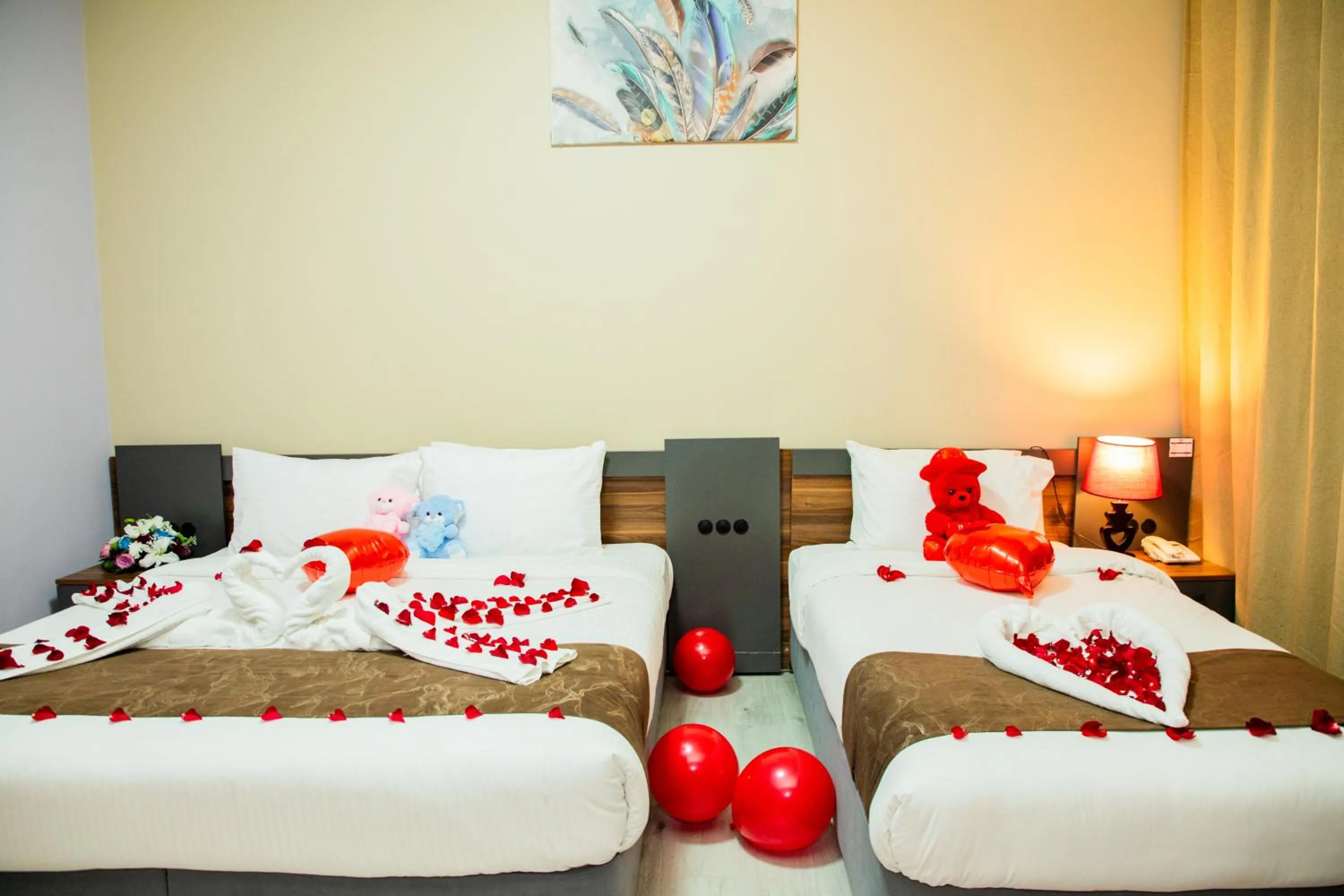 Decorative detail, Bed in The Saj Hotel