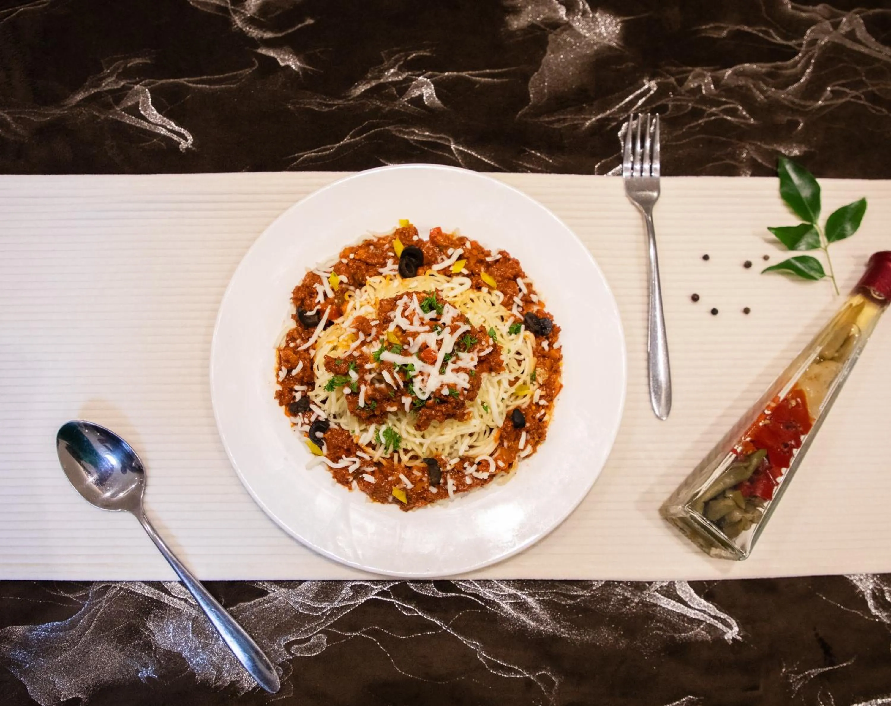 Food close-up in The Saj Hotel