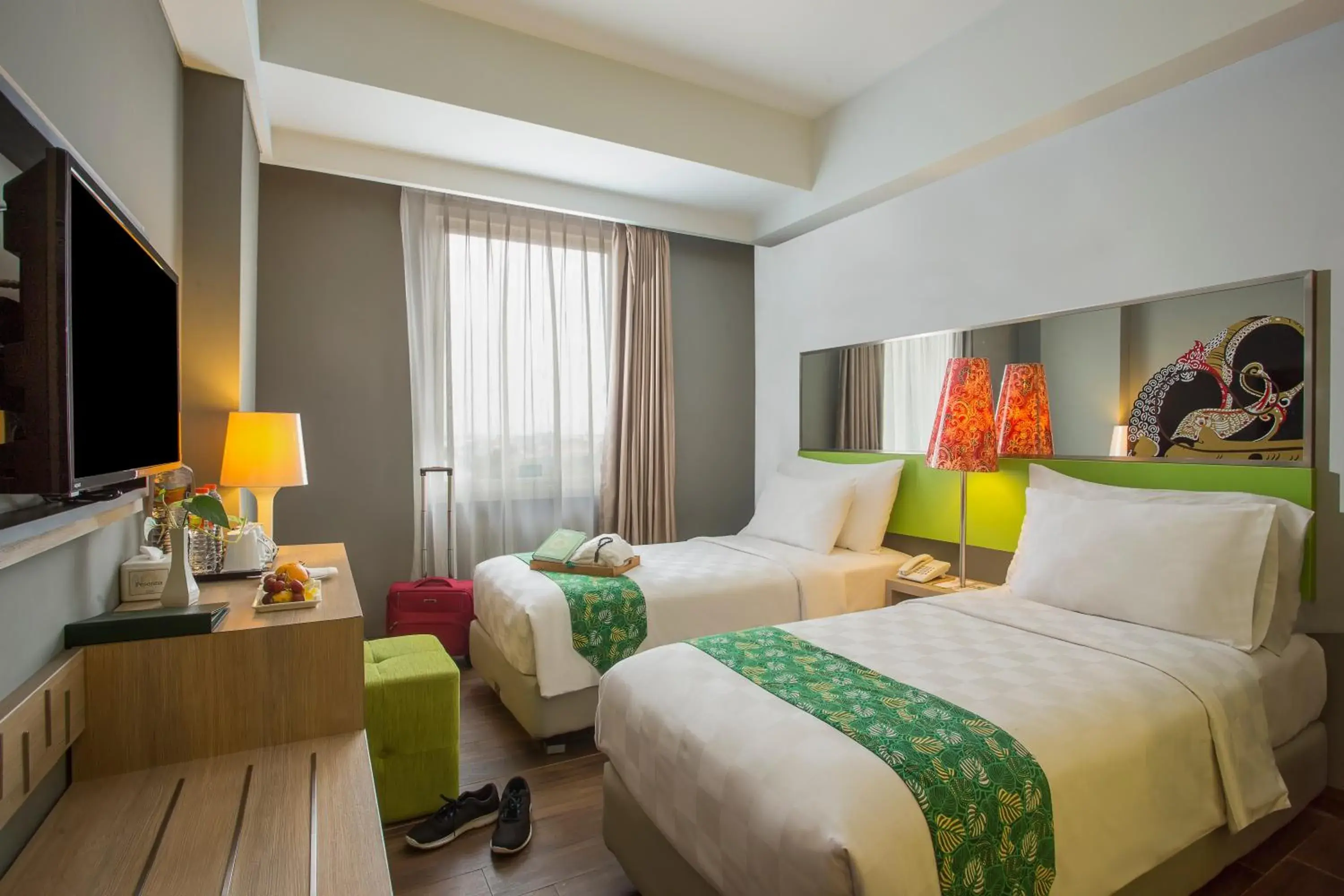 Bed in KHAS Tegal Hotel Bed in KHAS Tegal Hotel