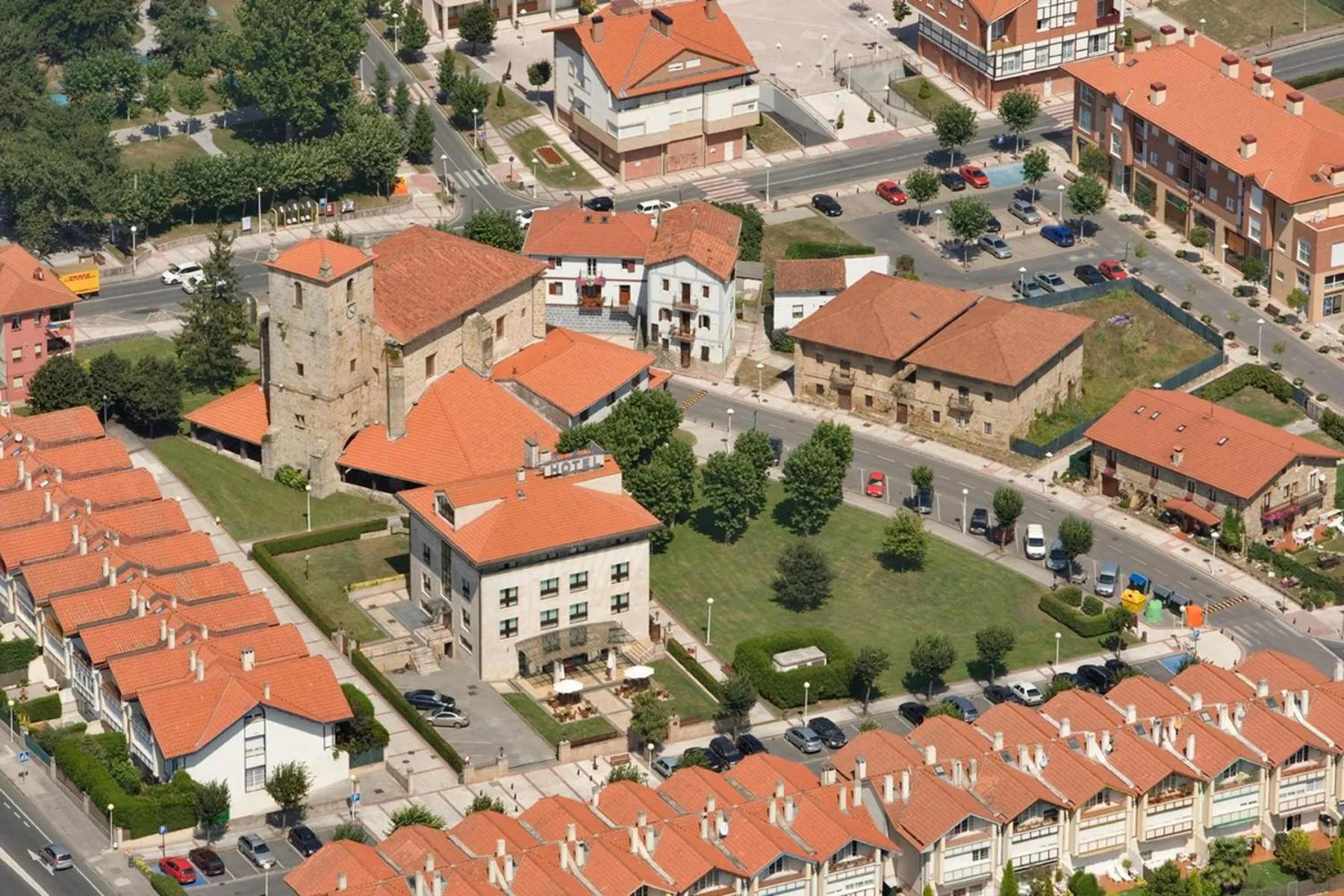 Bird's eye view in Hospedium Hotel Sky Blu Loiu