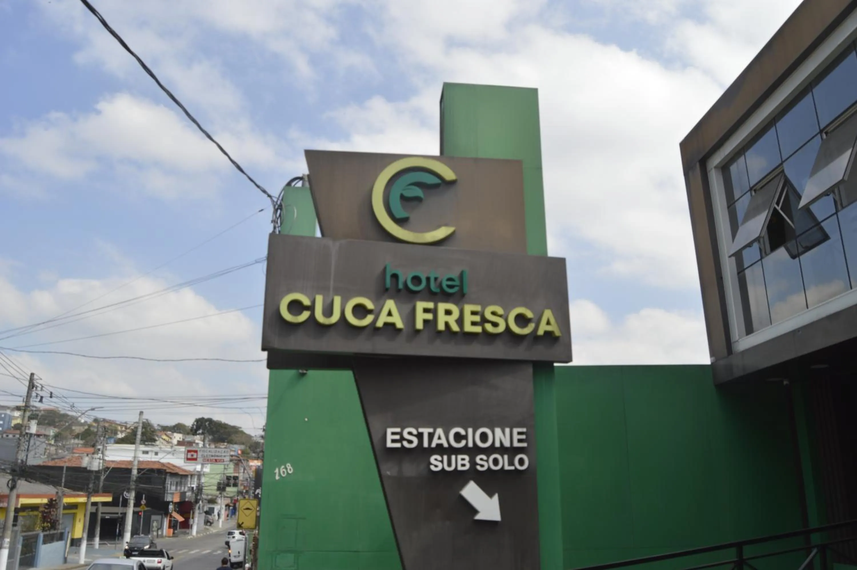 Property building in Hotel Cuca Fresca