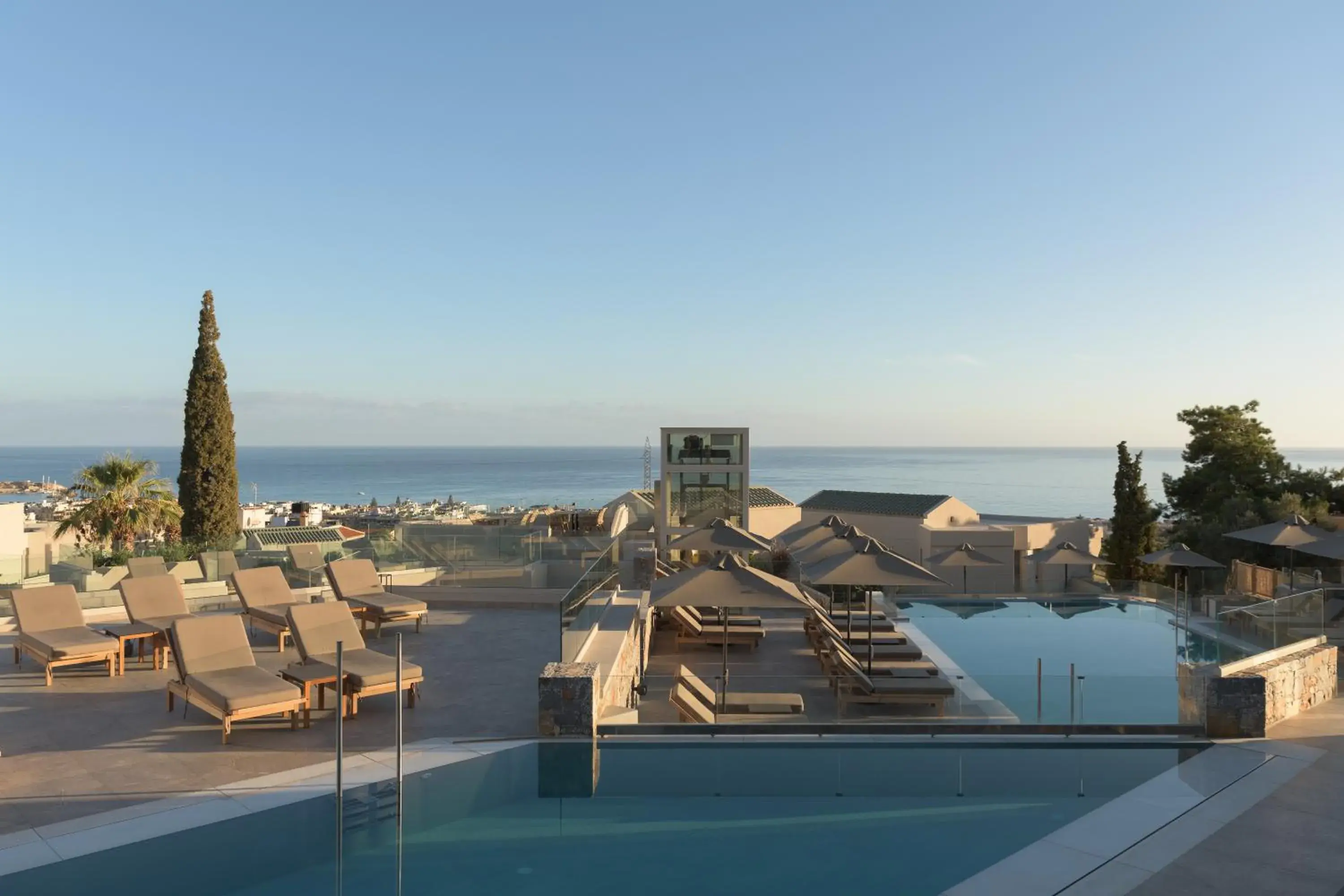 Pool view in Galaxy Suites Boutique Resort Pool view in Galaxy Suites Boutique Resort