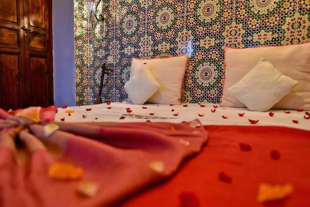 Bed in riad dar saba shika