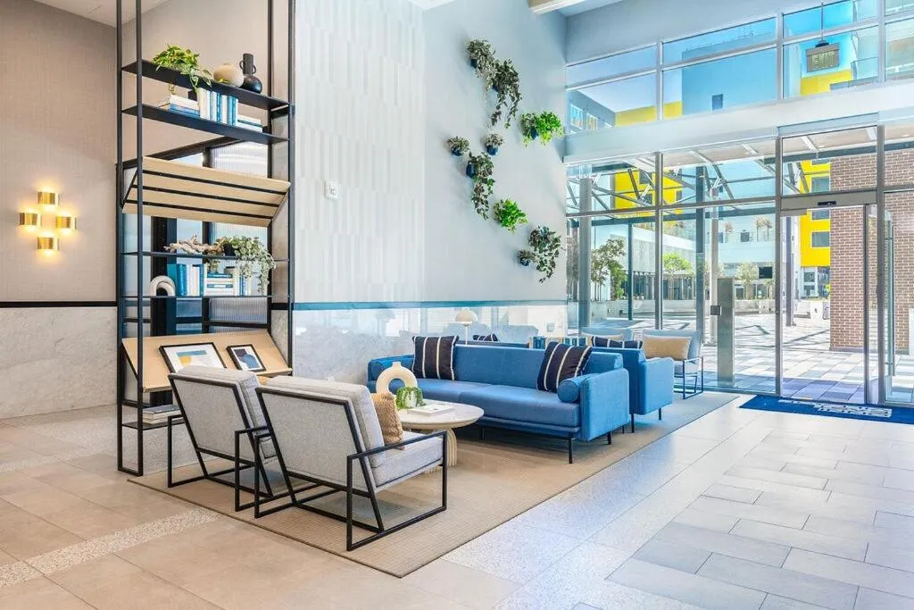 Seating area in Level Long Beach - East Village