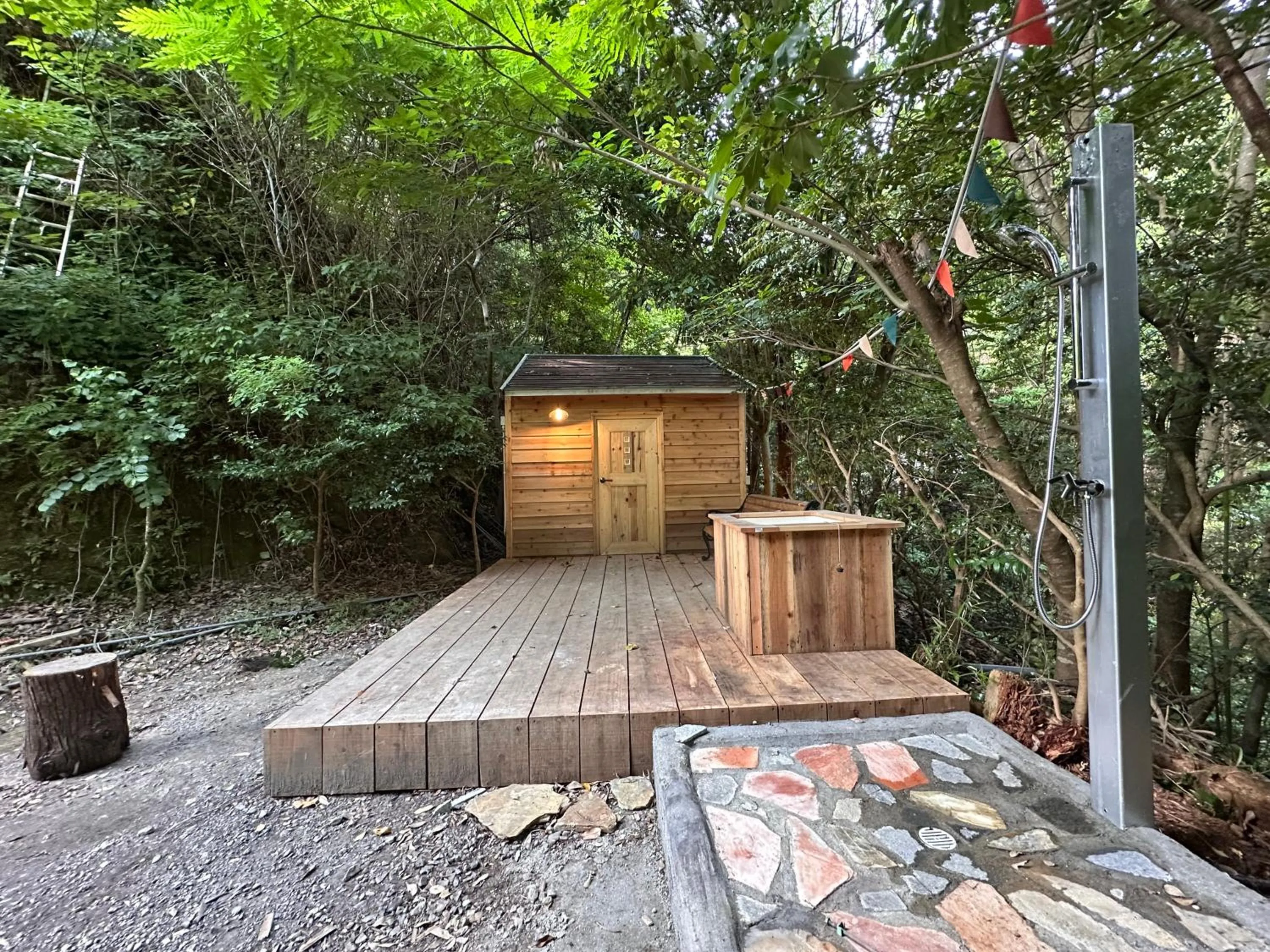 Shower in Nakadaki Art Village
