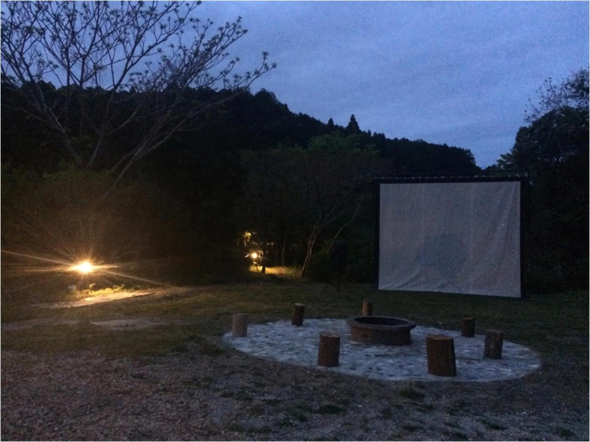 Night in Nakadaki Art Village