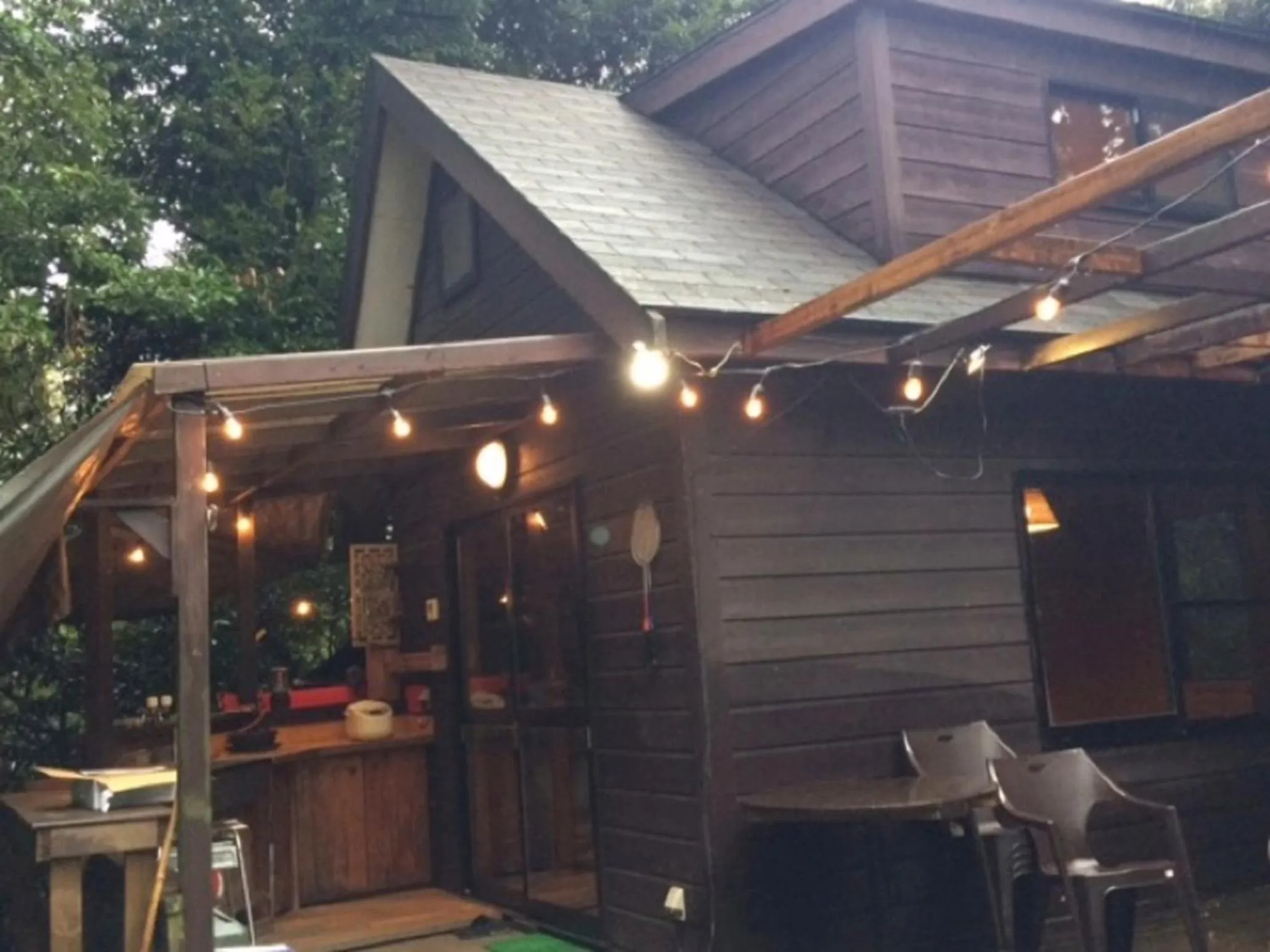 Communal kitchen in Nakadaki Art Village