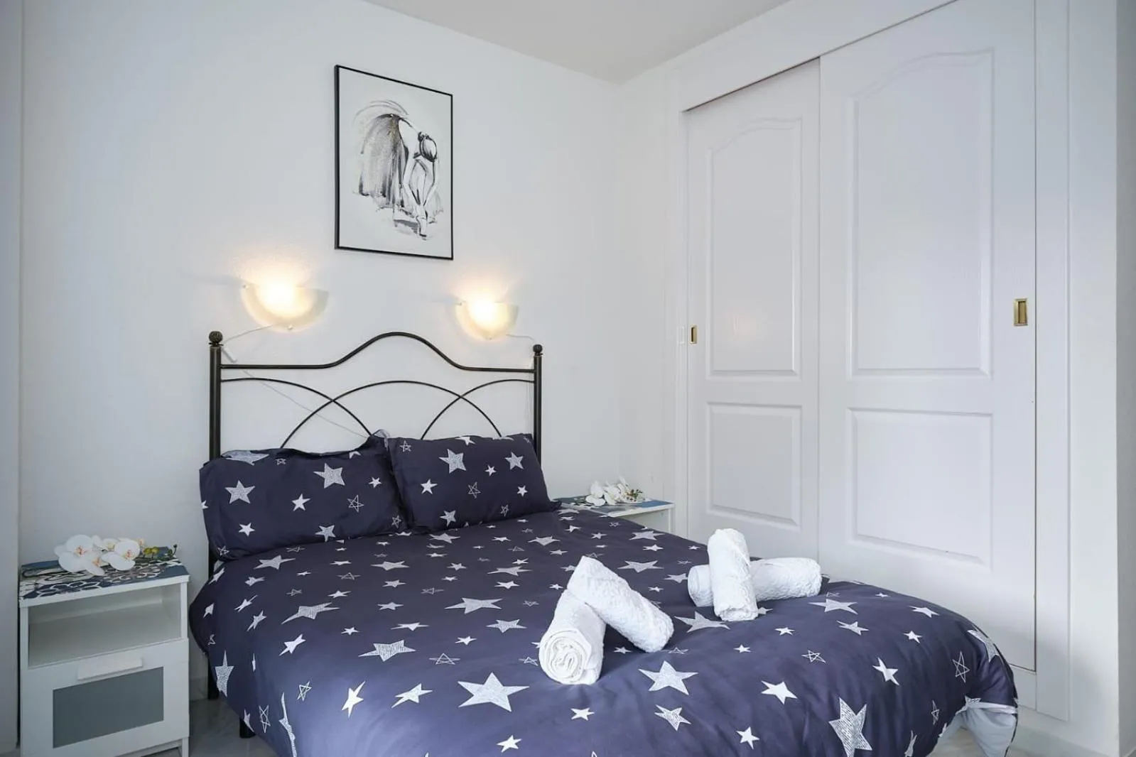 Bed in NFN Apartment Los Hidalgos Golf