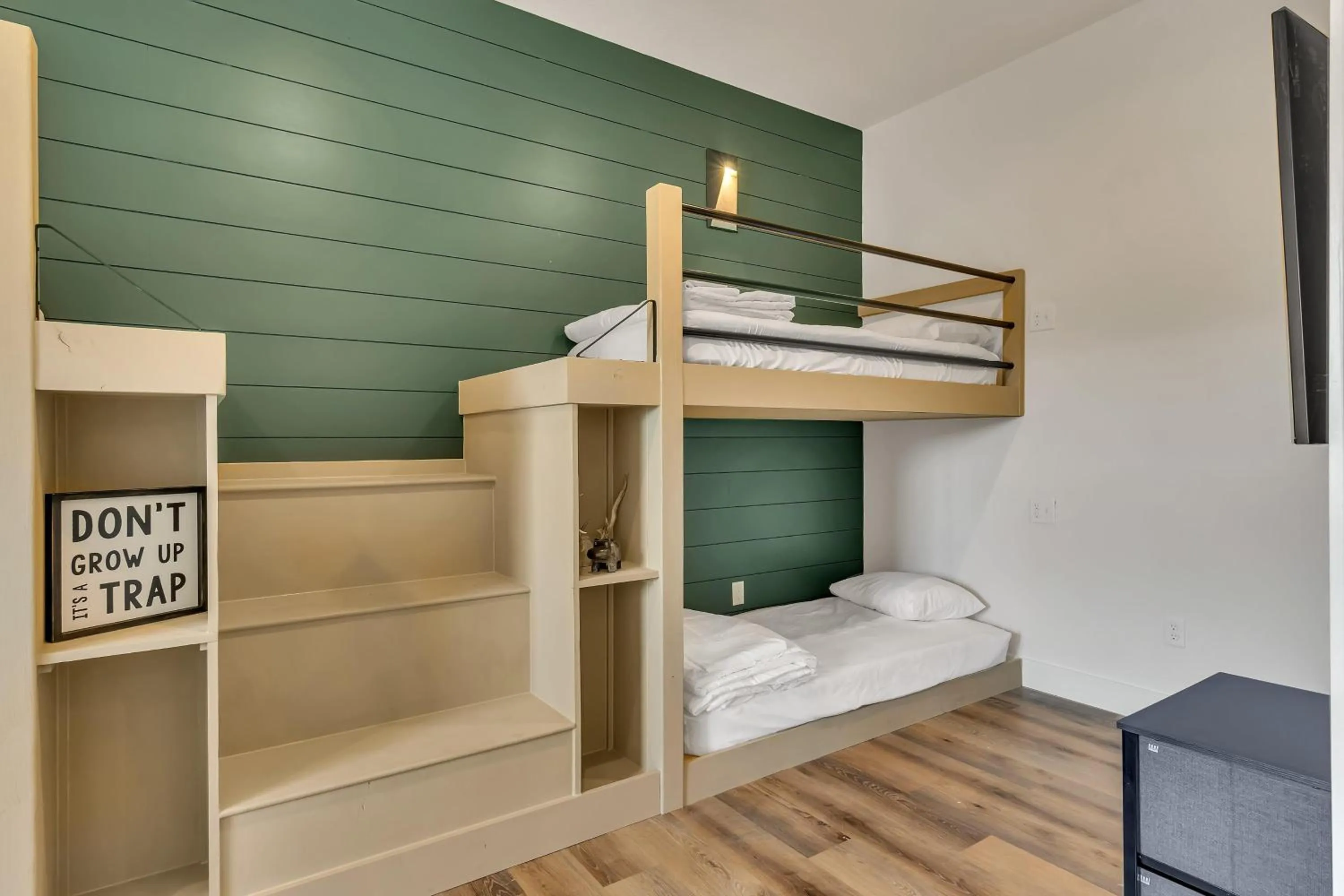 Bed in Keystone Lodge