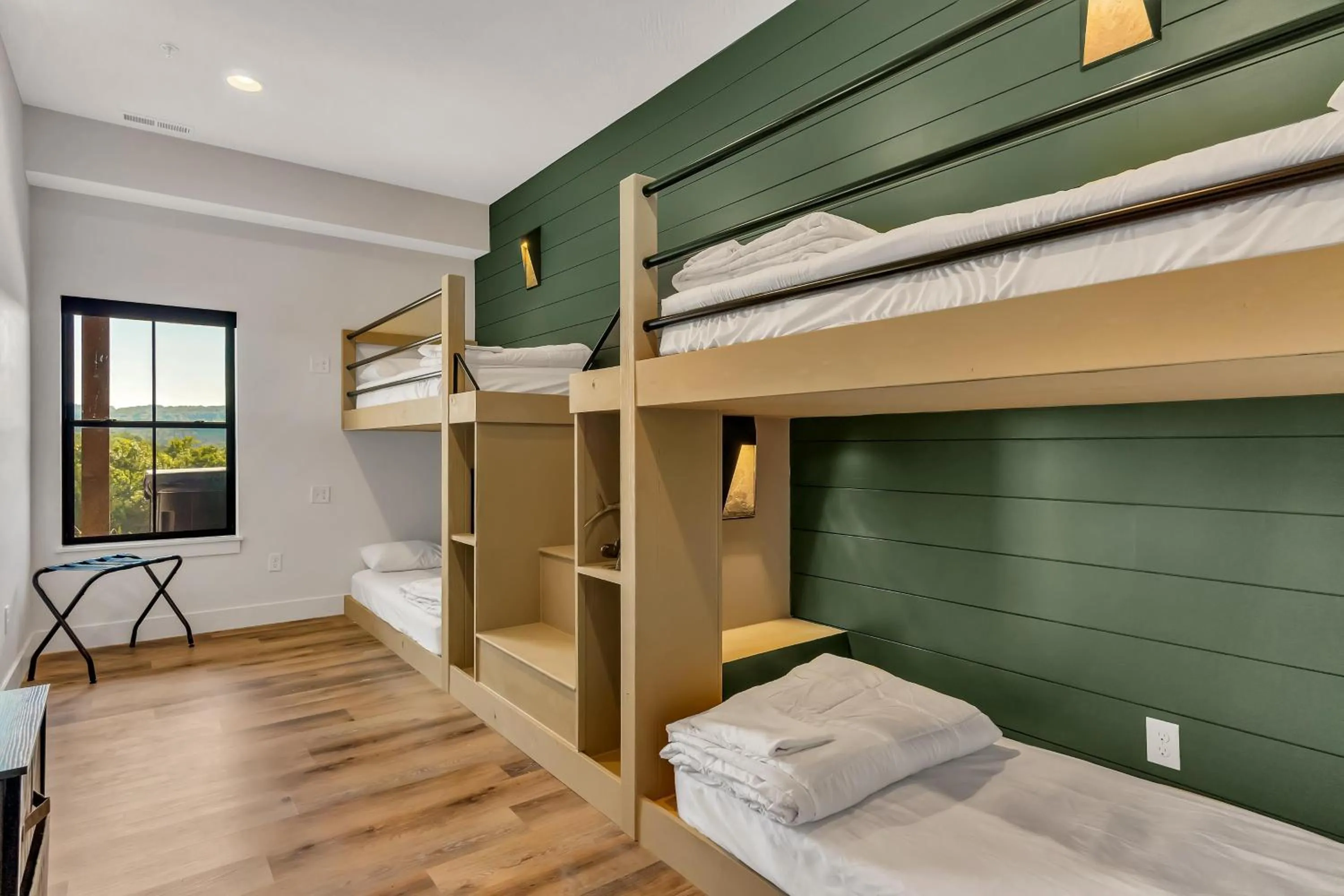 Bed in Keystone Lodge