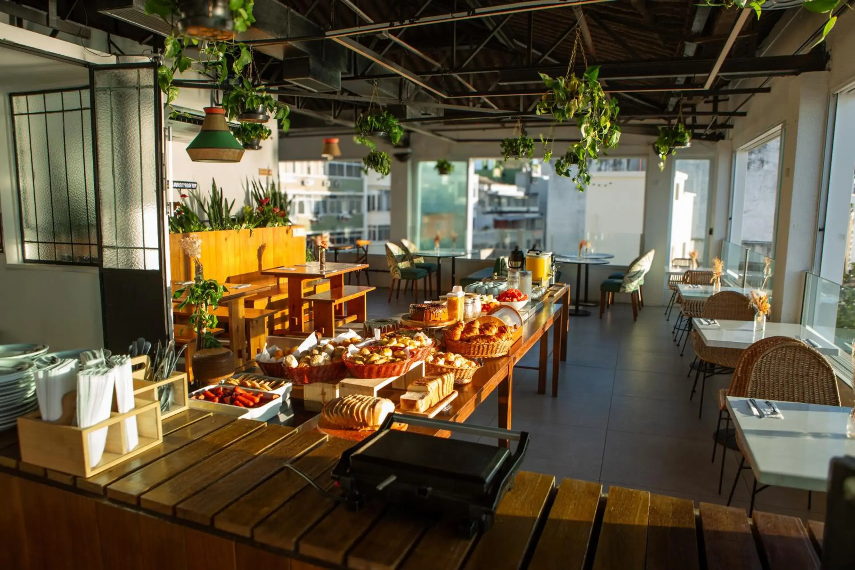 Breakfast in Socialtel Copacabana Breakfast in Socialtel Copacabana