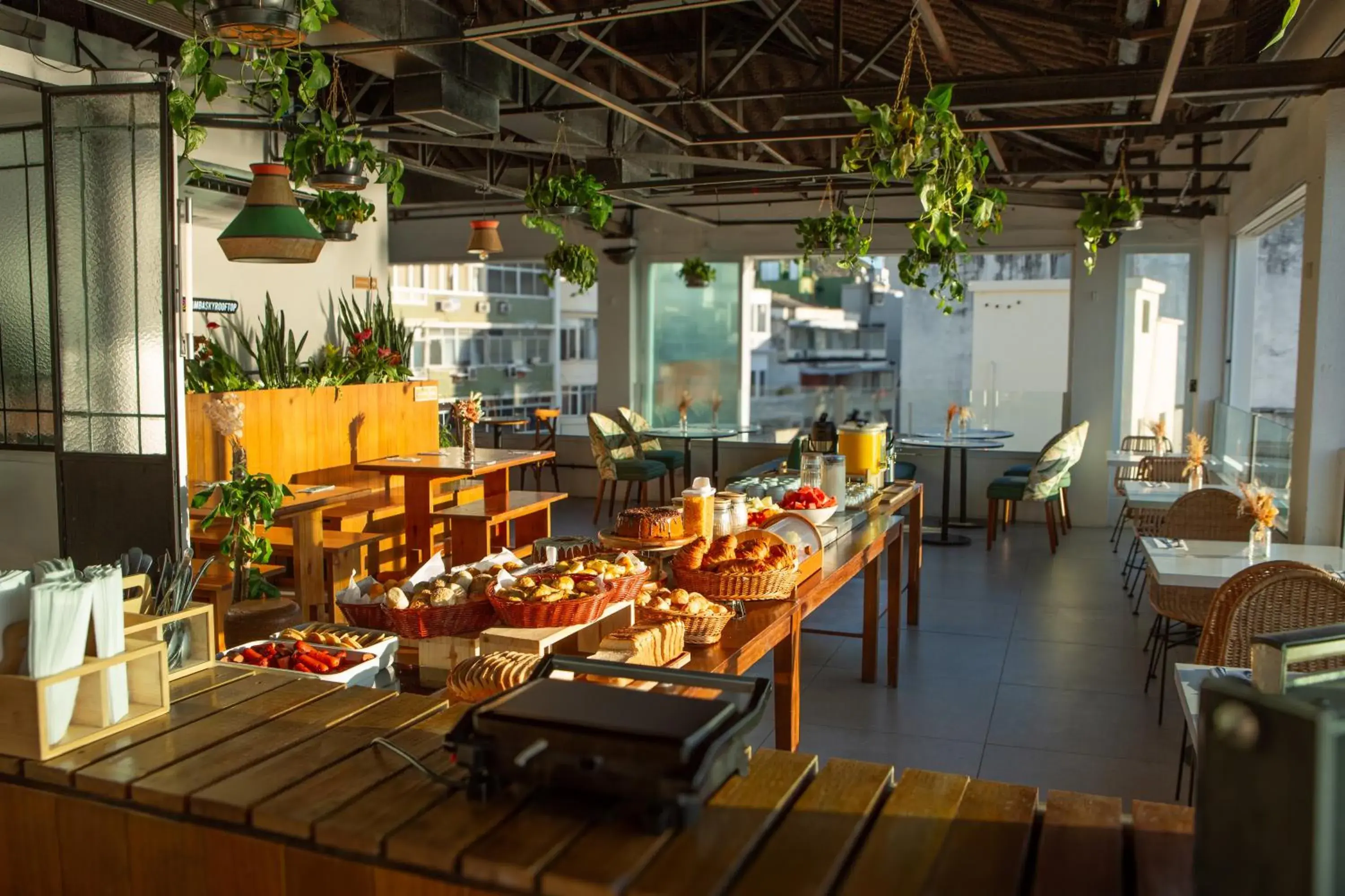 Breakfast in Socialtel Copacabana Breakfast in Socialtel Copacabana