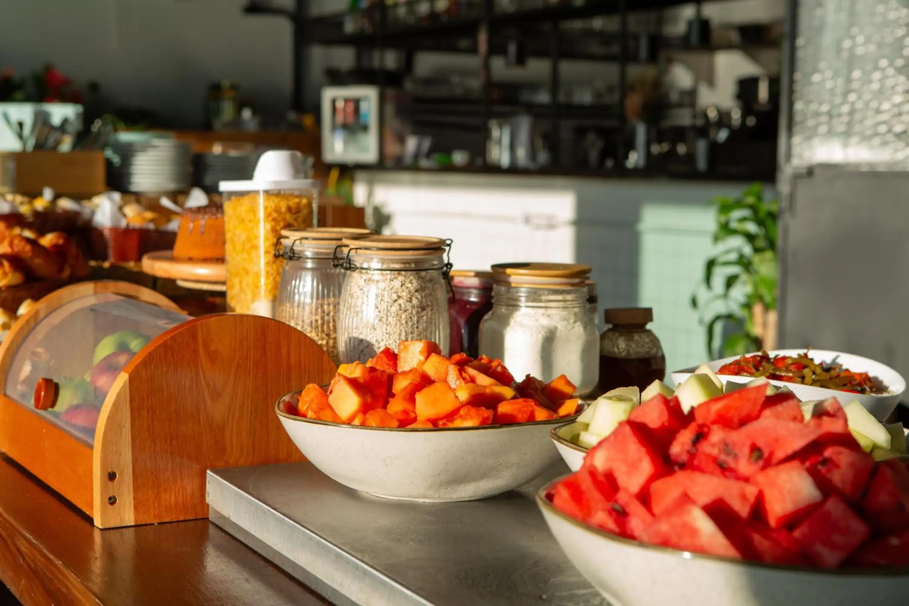 Breakfast in Socialtel Copacabana Breakfast in Socialtel Copacabana