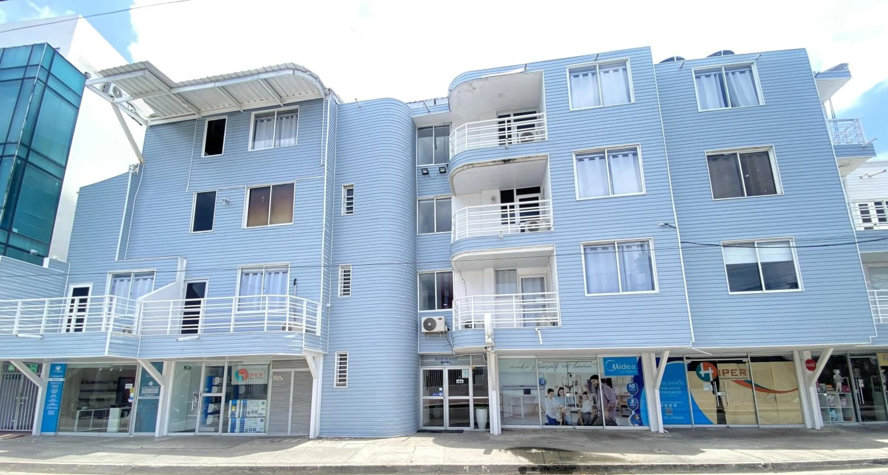 Property building in BLUE ISLAND HOTEL