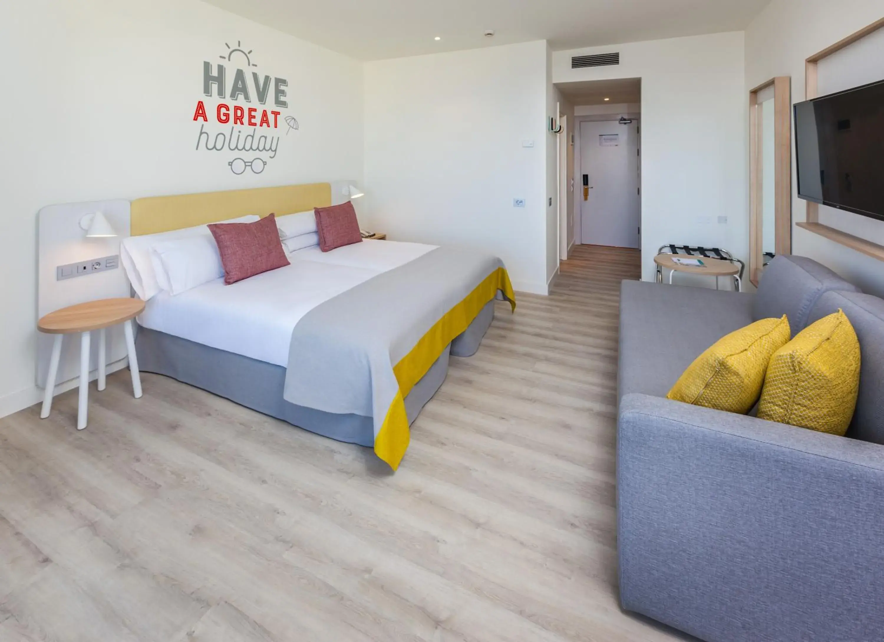 Bedroom, Bed in Abora Interclub Atlantic by Lopesan Hotels Bedroom, Bed in Abora Interclub Atlantic by Lopesan Hotels