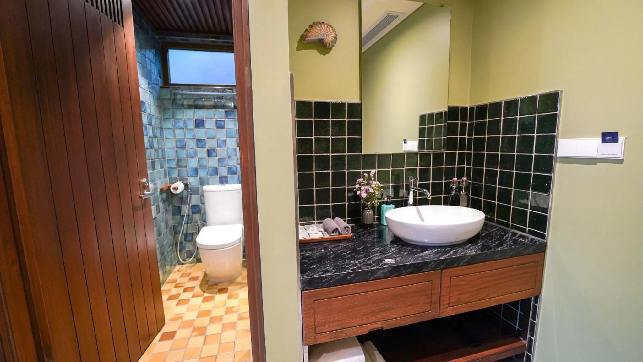 Toilet in CHiEM HoiAn - The Beachside Boutique Hotel & Villa