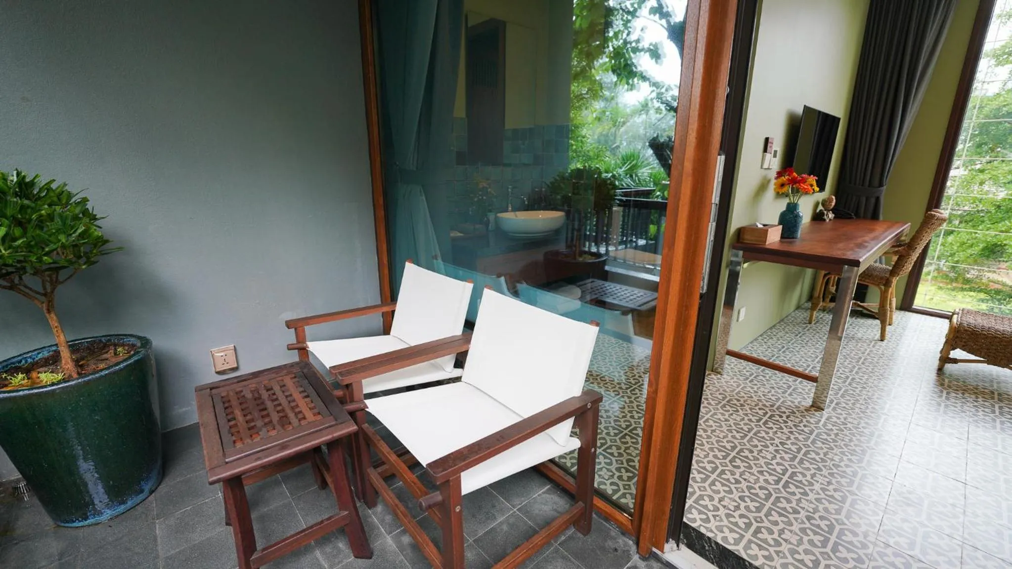 Balcony/Terrace in CHiEM HoiAn - The Beachside Boutique Hotel & Villa