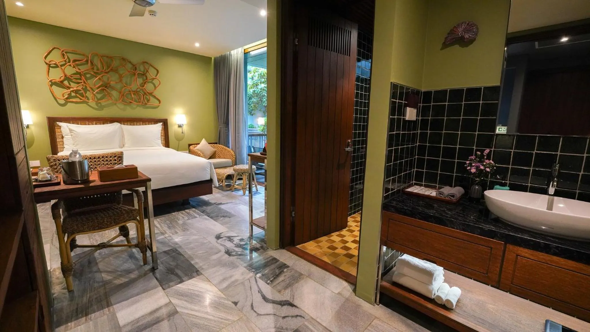 Photo of the whole room, Bed in CHiEM HoiAn - The Beachside Boutique Hotel & Villa