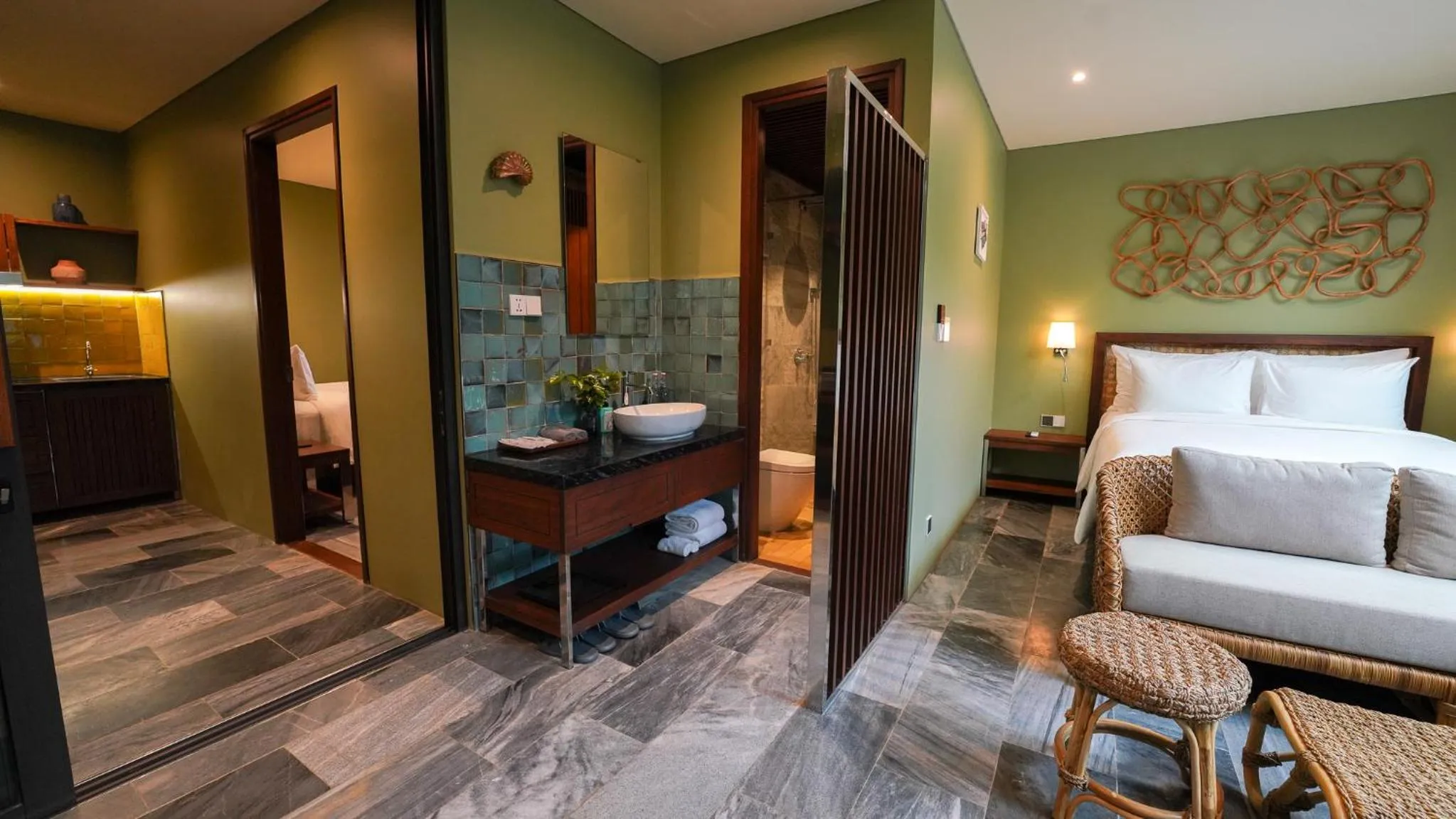 Bed in CHiEM HoiAn - The Beachside Boutique Hotel & Villa