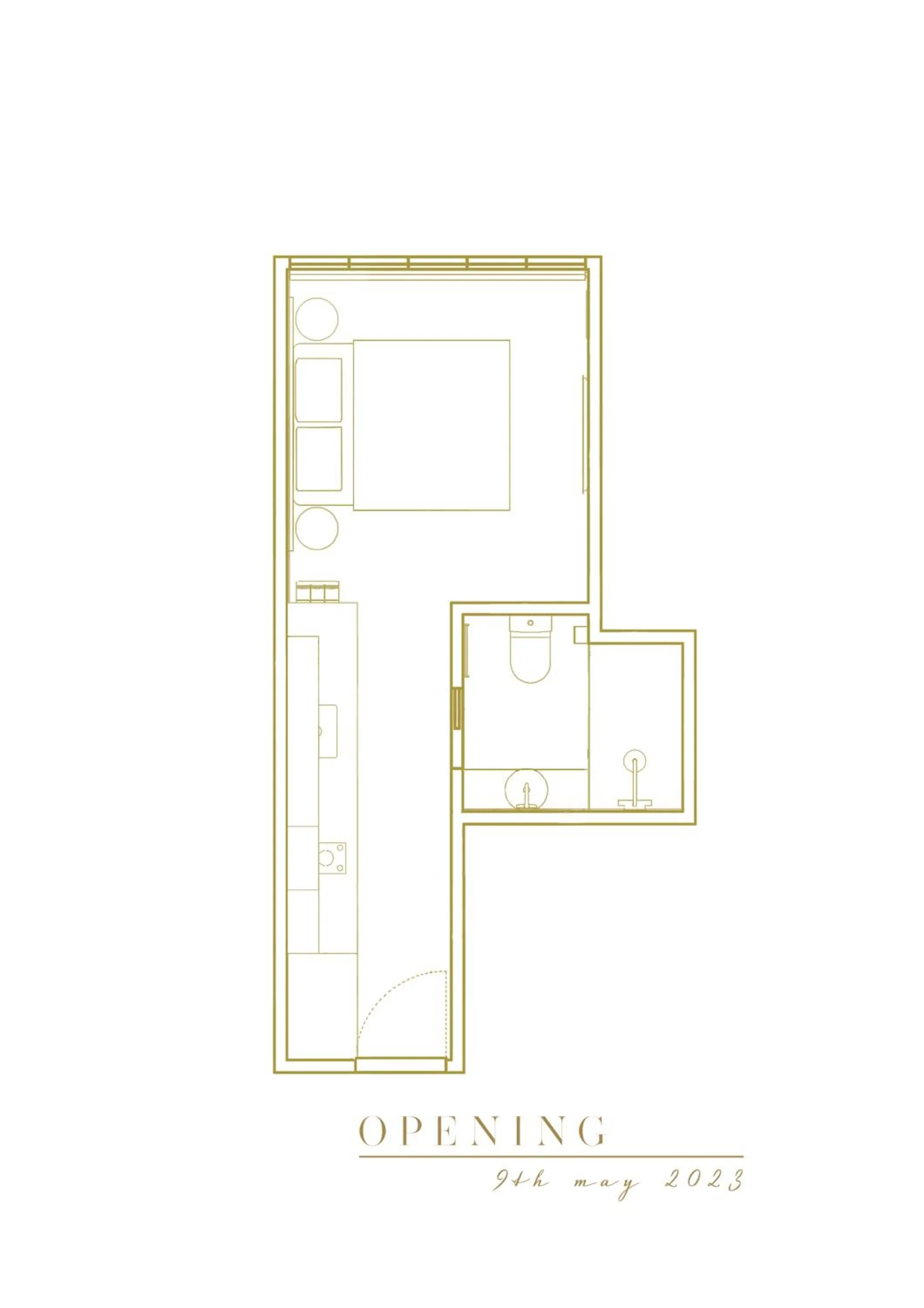 Floor plan in The Cobbler Hotel