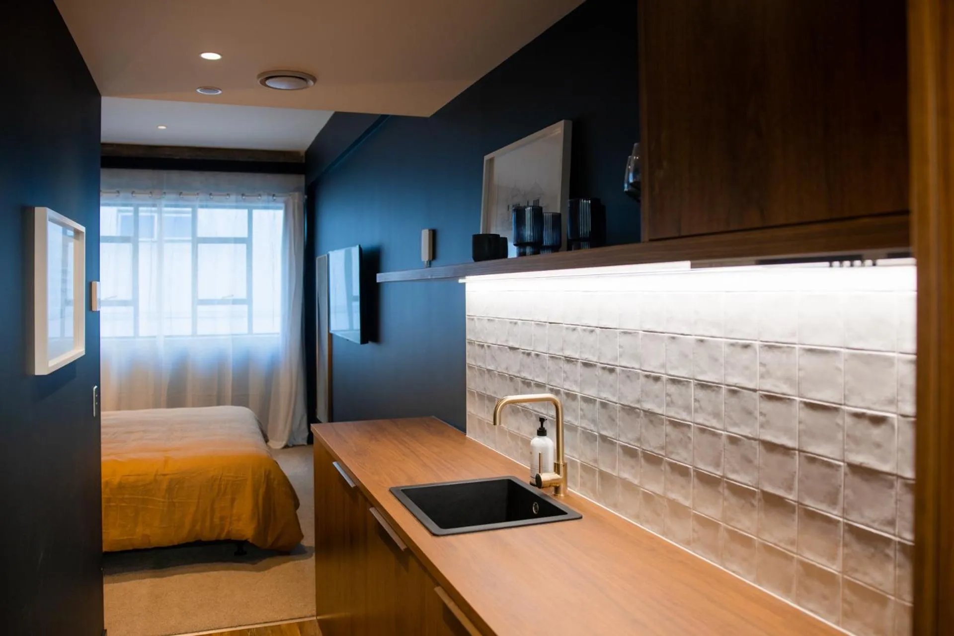 Bed in The Cobbler Hotel