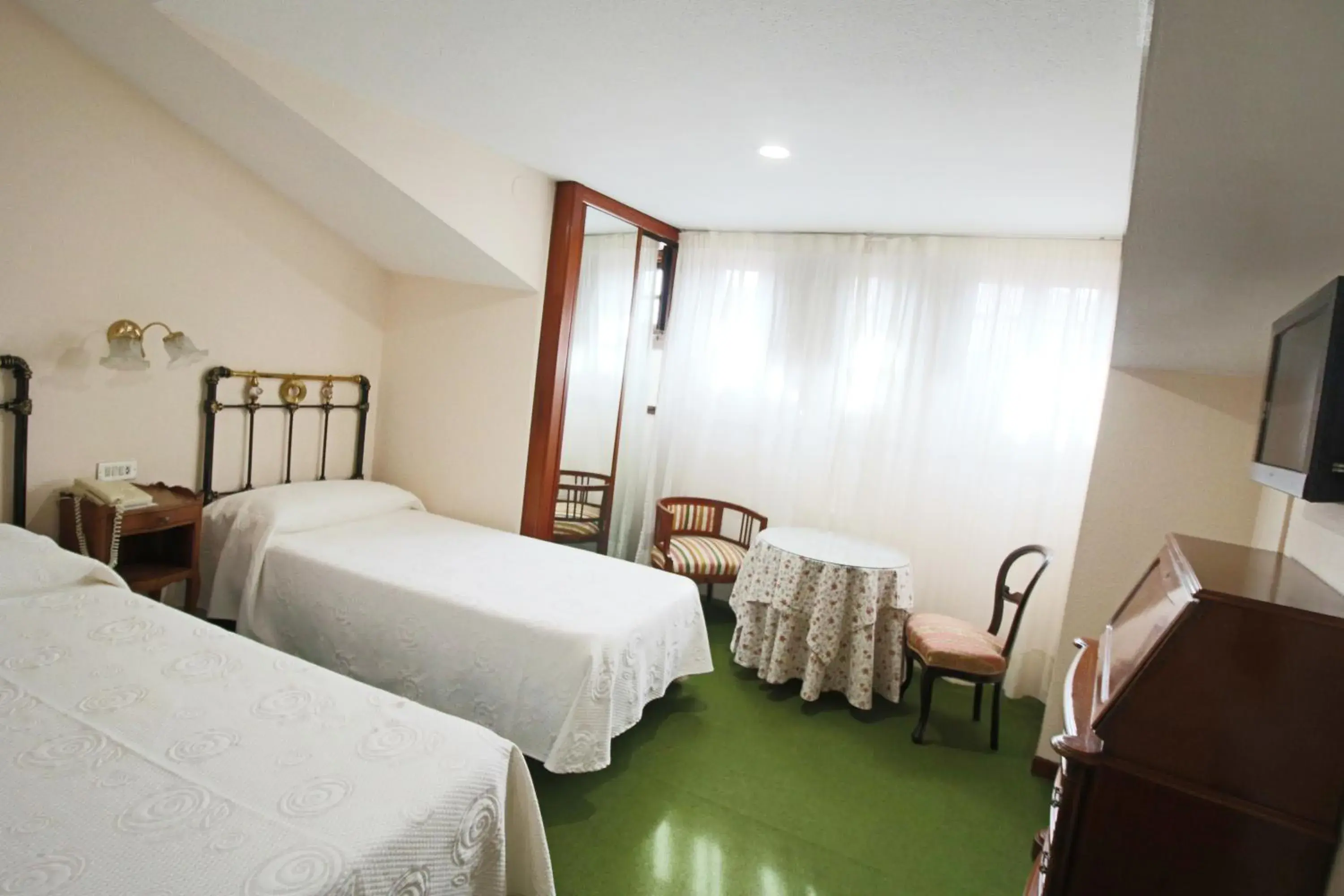 Economy Double or Twin Room - Attic in Hotel Santillana Economy Double or Twin Room - Attic in Hotel Santillana