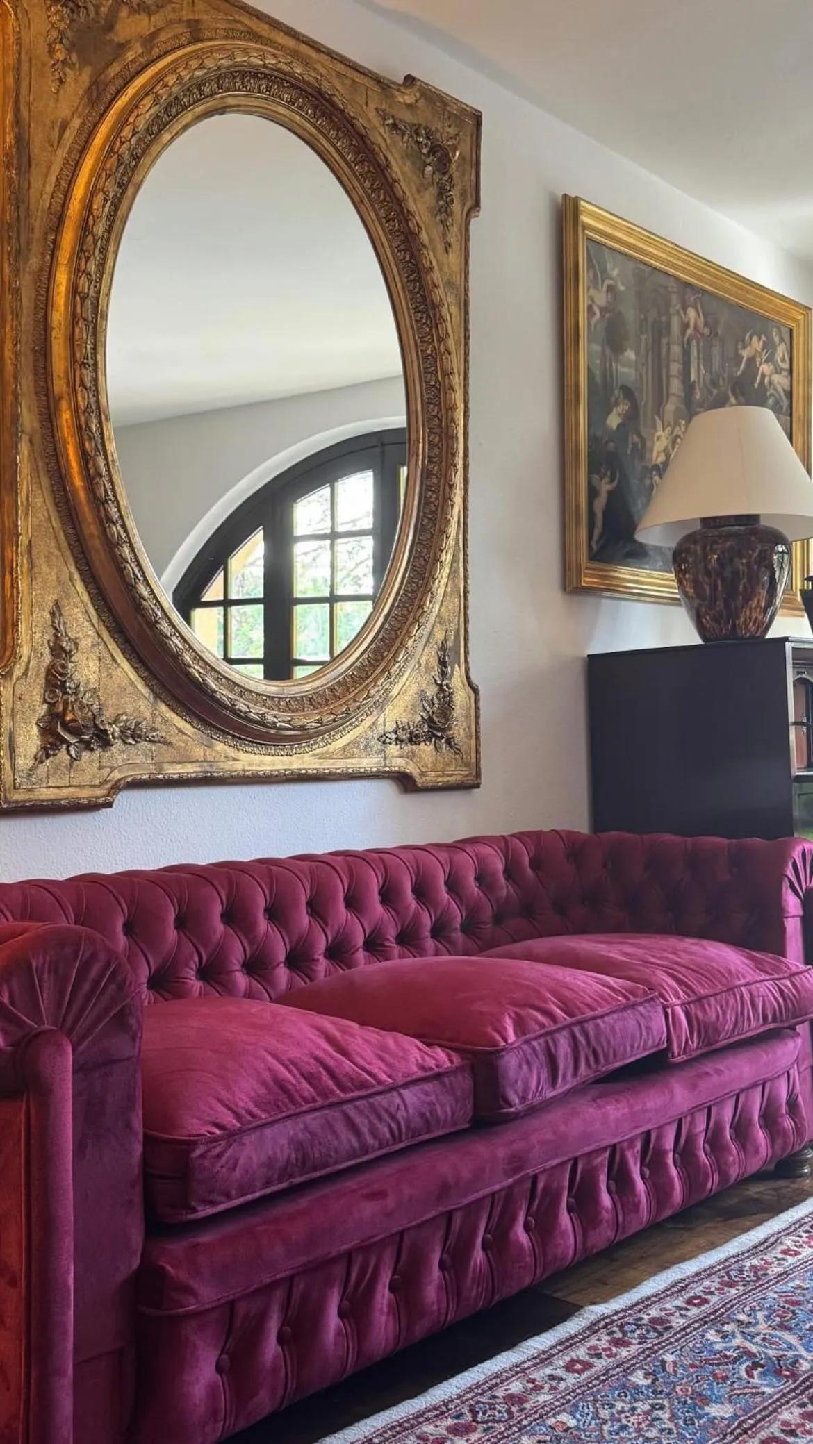 Living room in Hotel Santillana