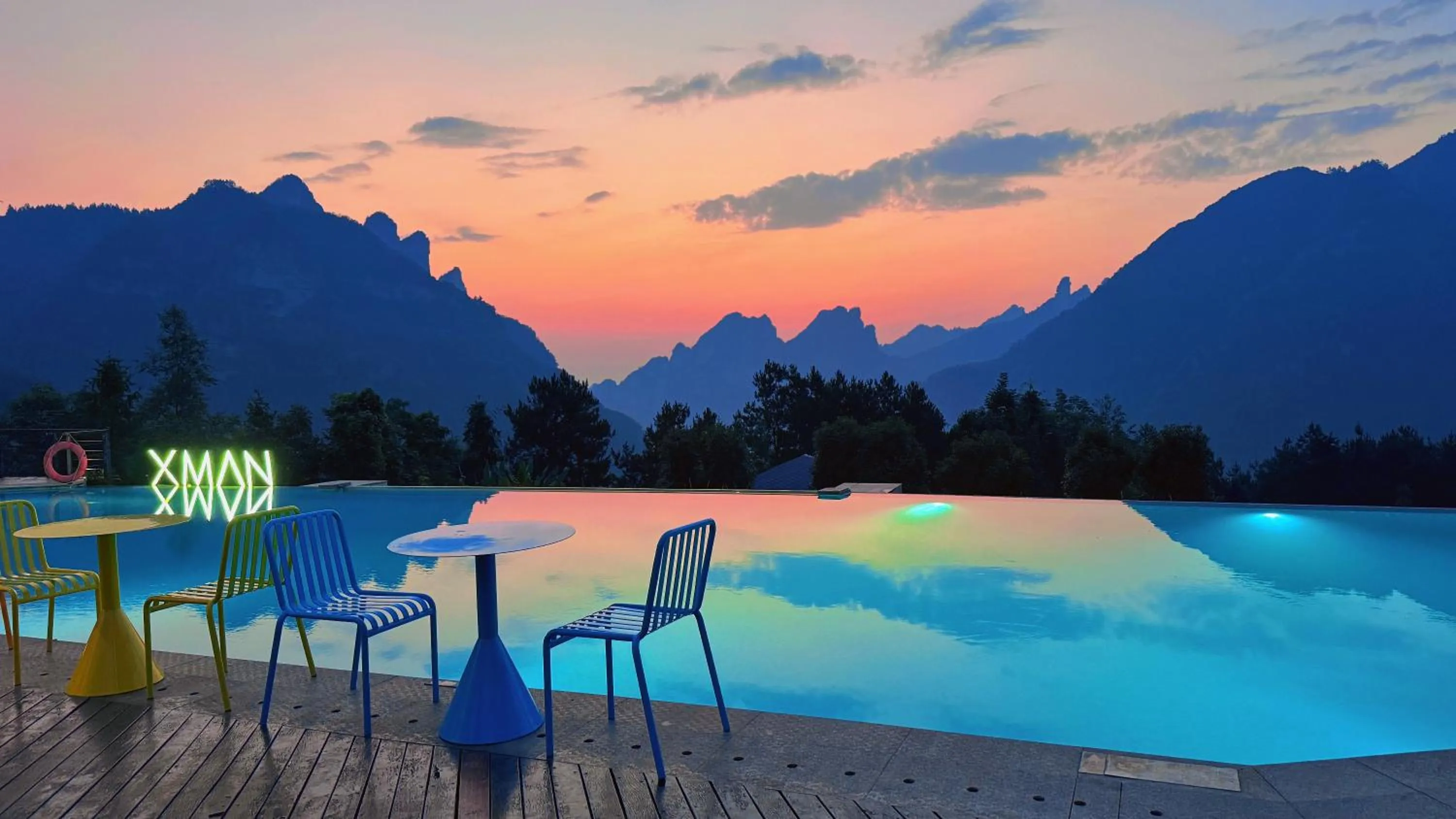 Swimming pool in XMAN Sunrise Peaks Resort