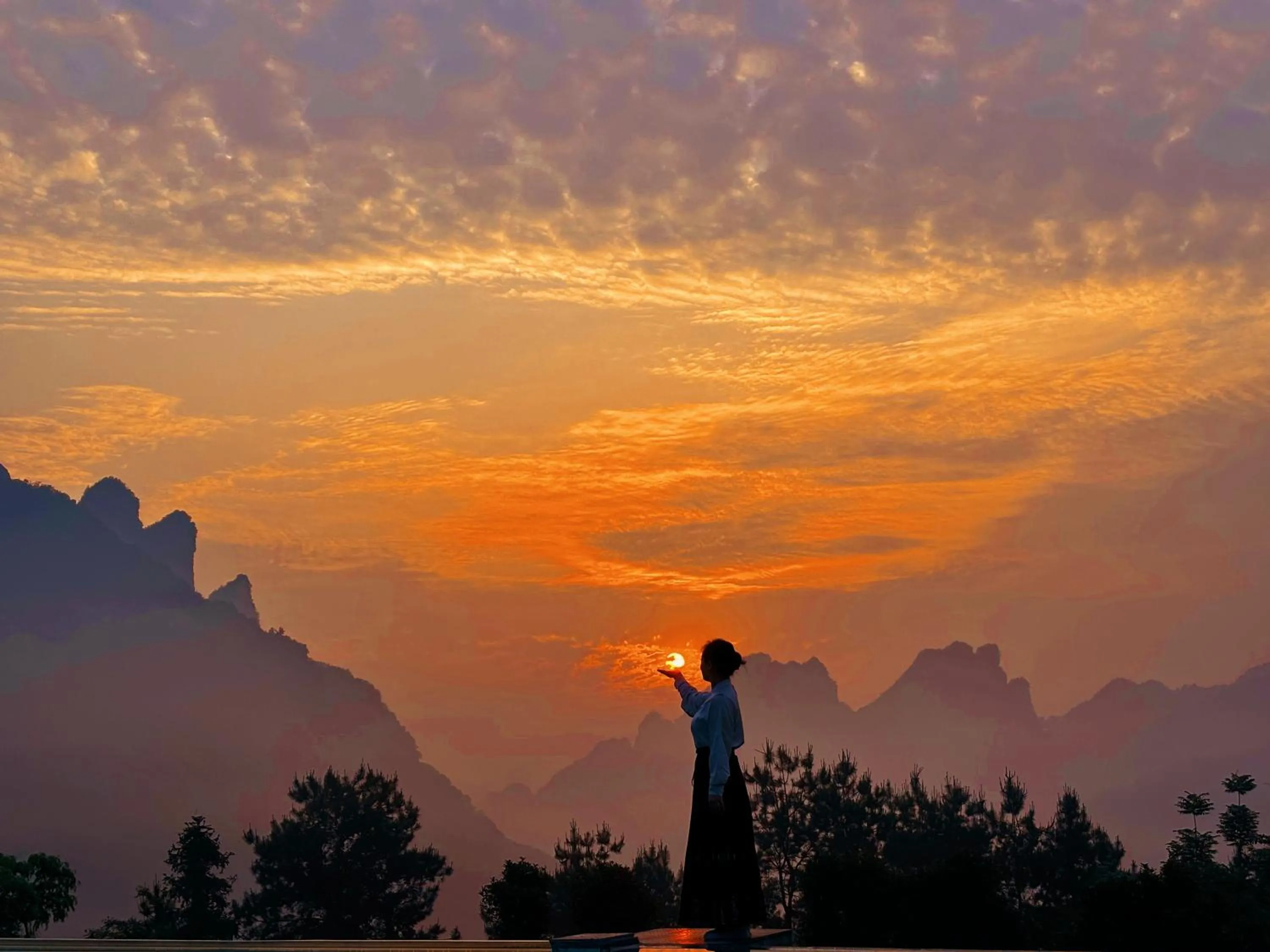 Pool view in XMAN Sunrise Peaks Resort