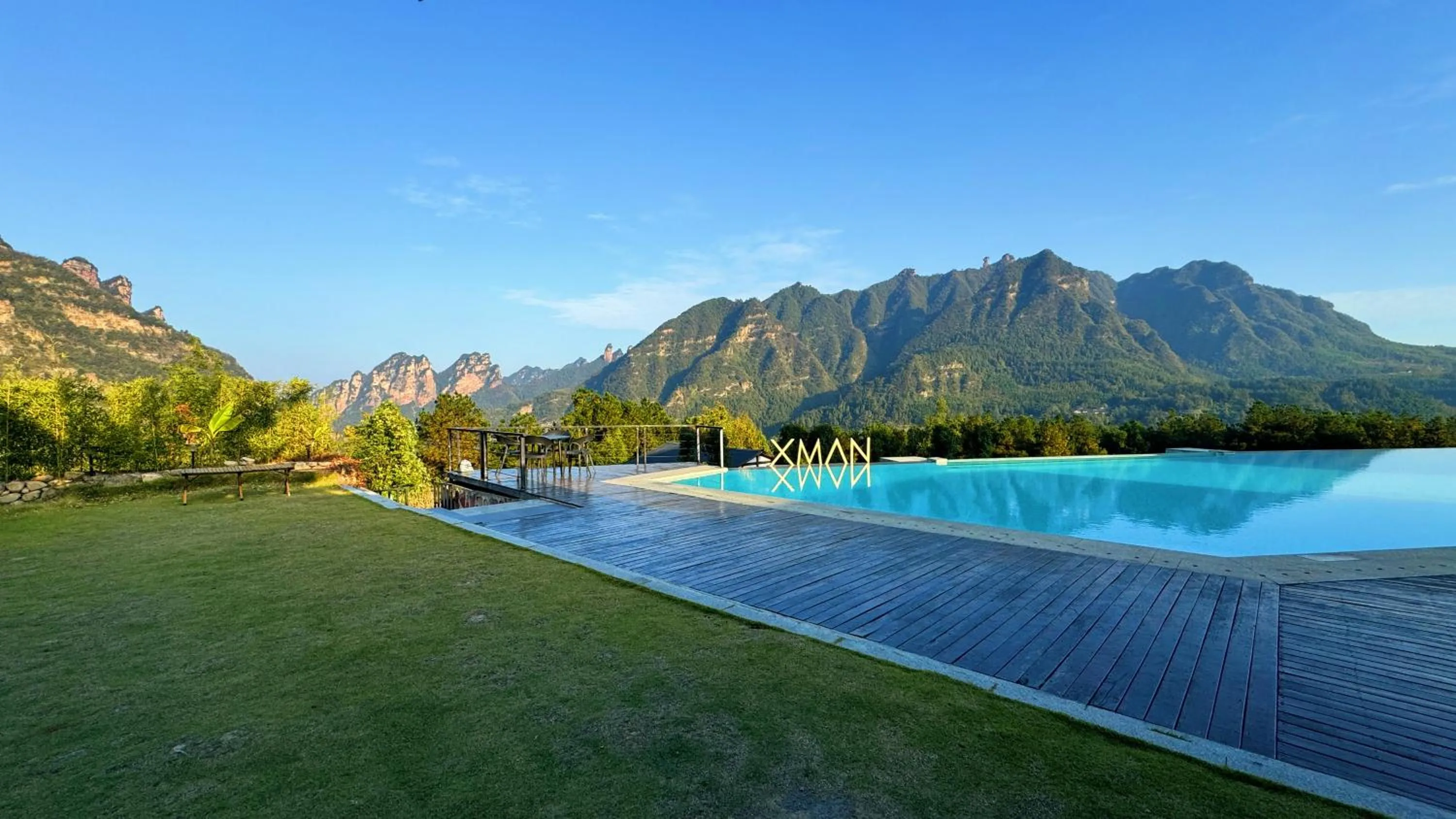 Swimming pool in XMAN Sunrise Peaks Resort