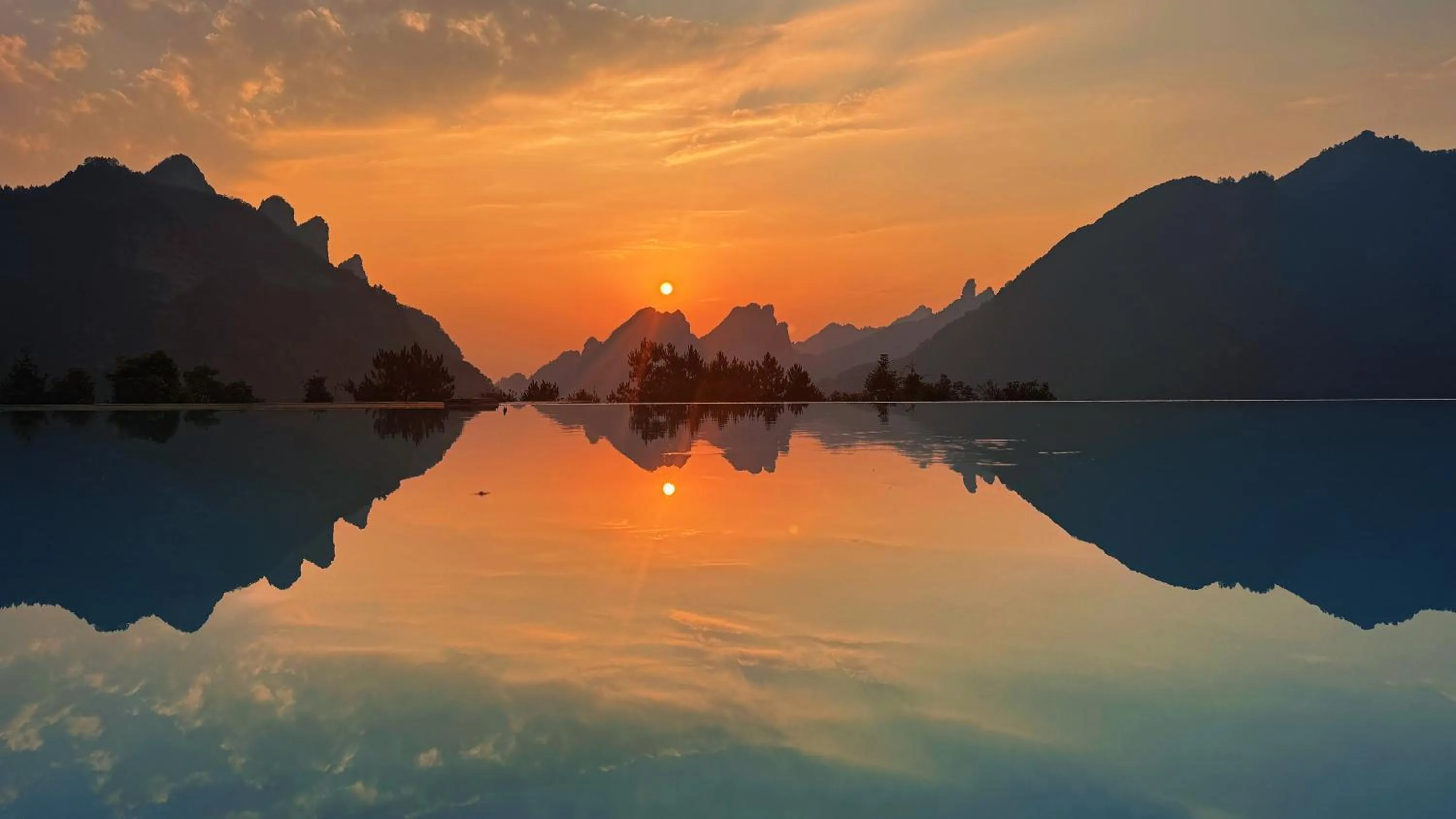 Swimming pool in XMAN Sunrise Peaks Resort