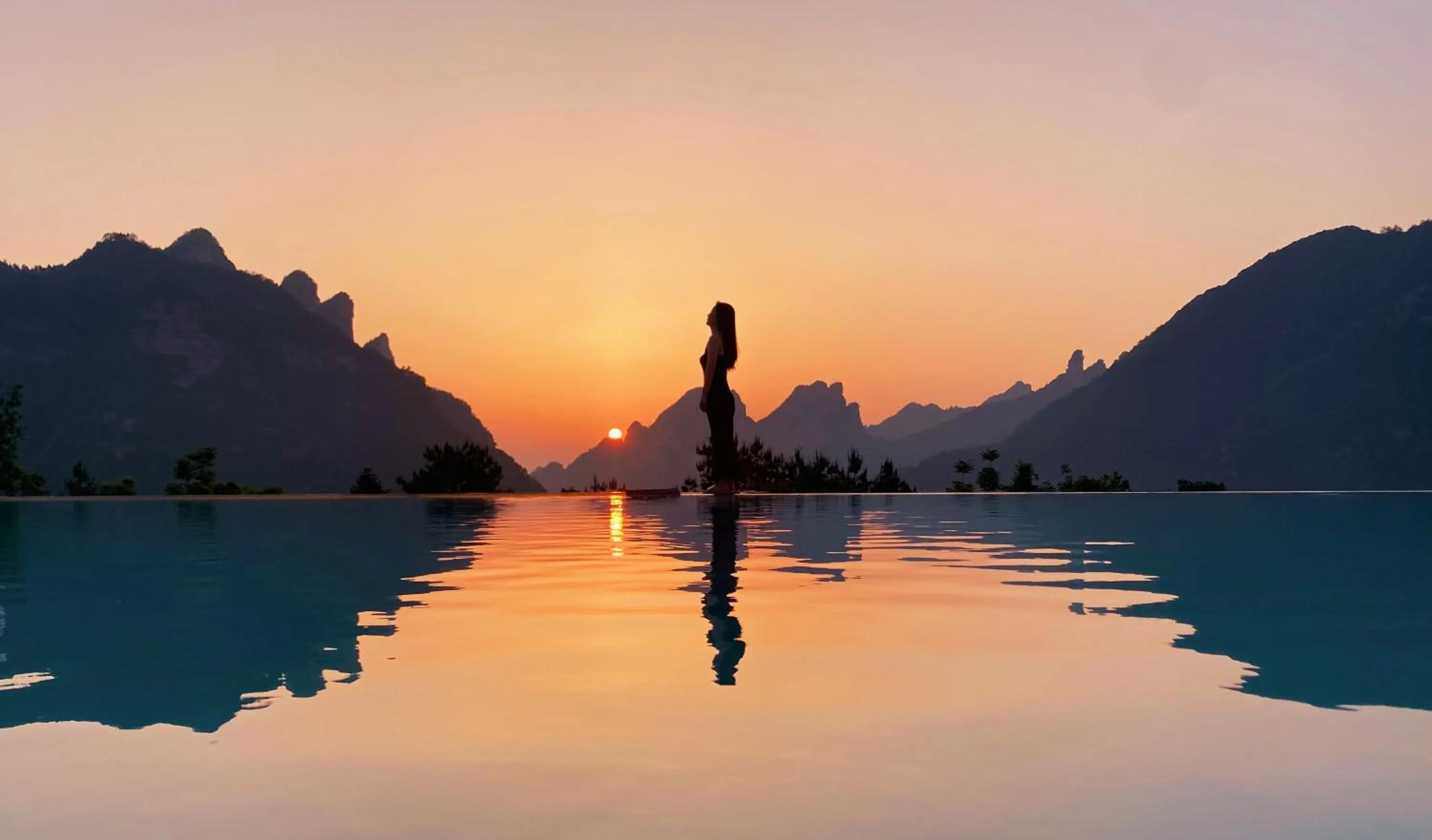 Swimming pool in XMAN Sunrise Peaks Resort